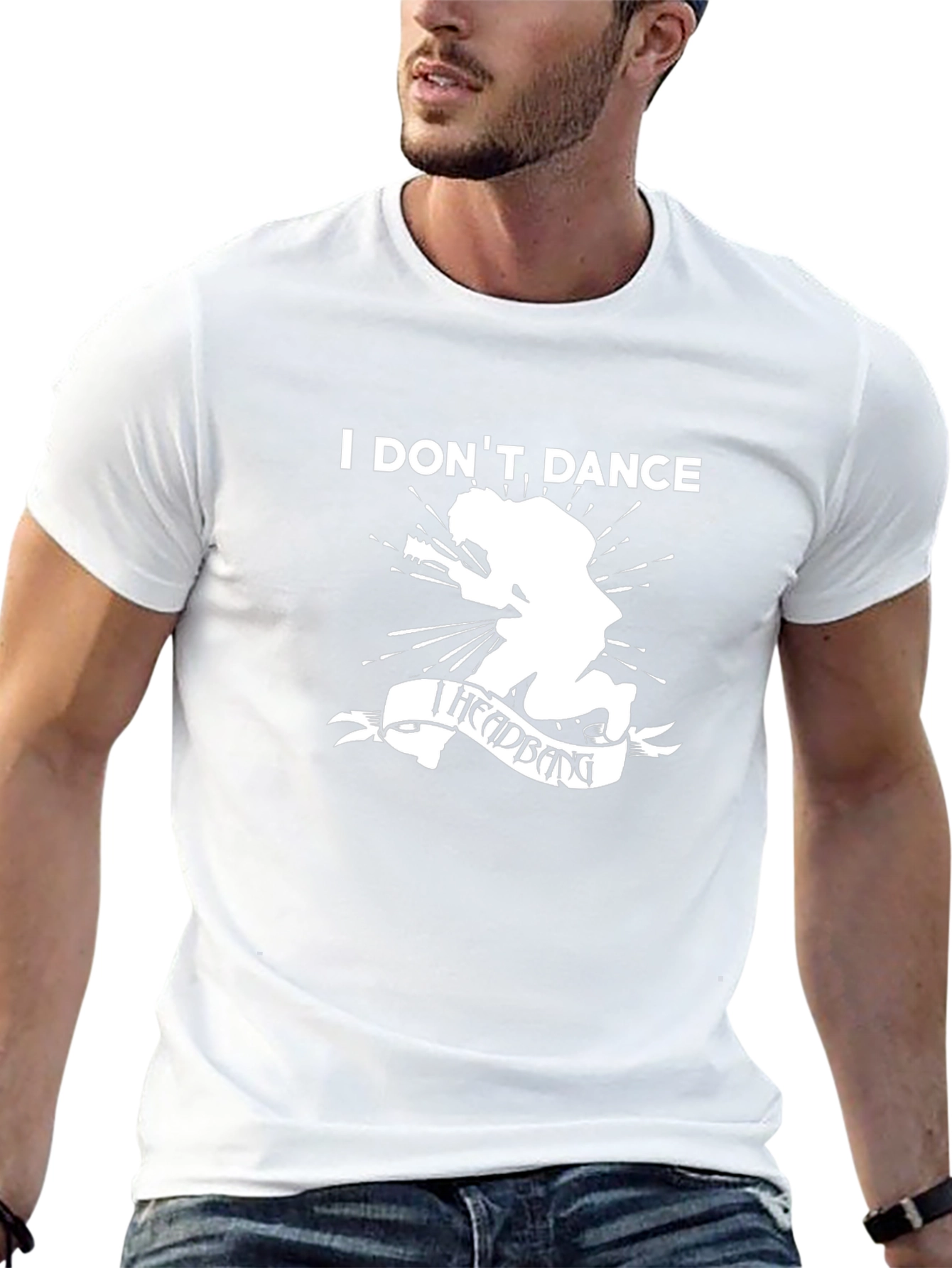 I Dont Dance I Headbang T-Shirt - Black