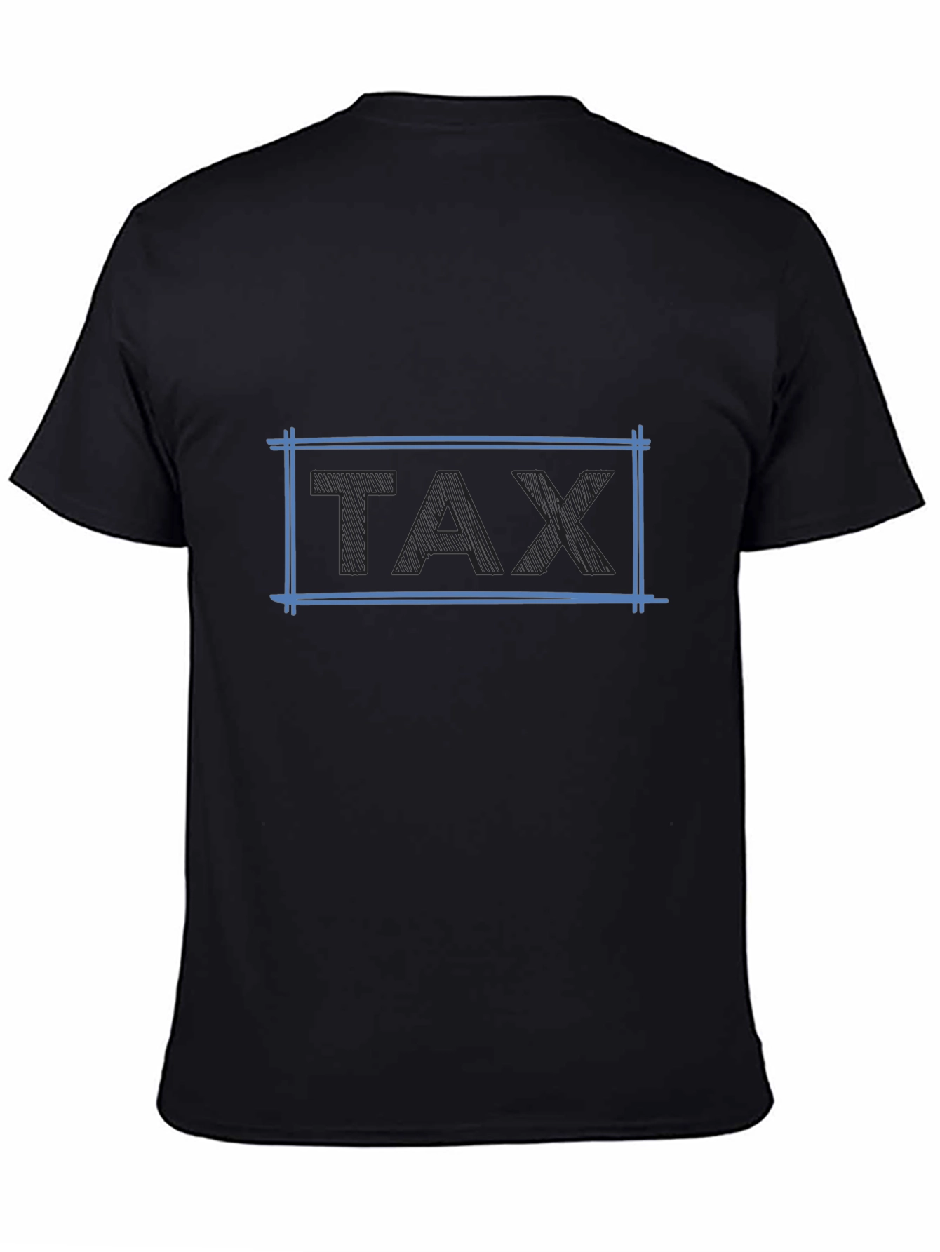 Tax Graphic T-Shirt - Black