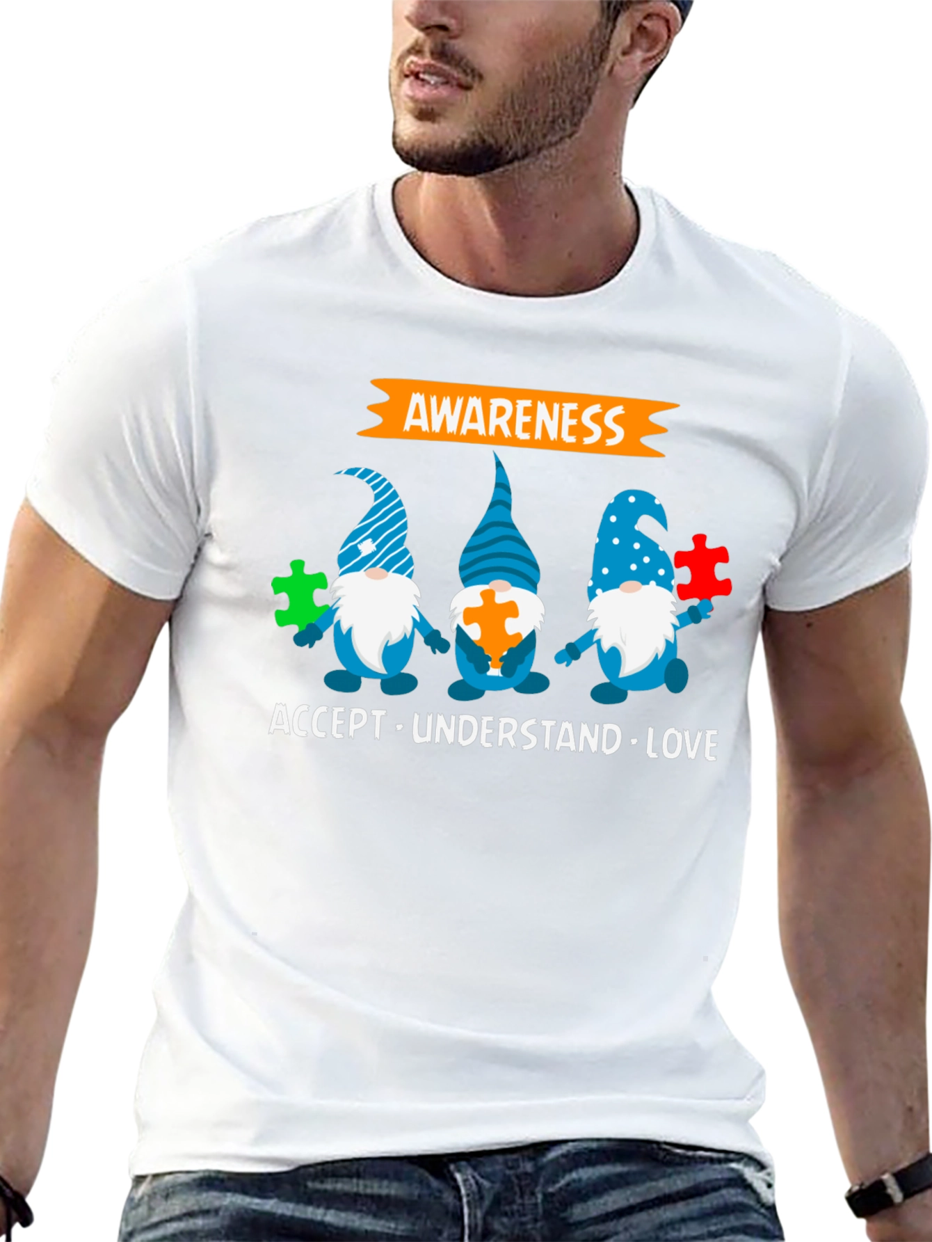 Autism Awareness Gnomes T-Shirt