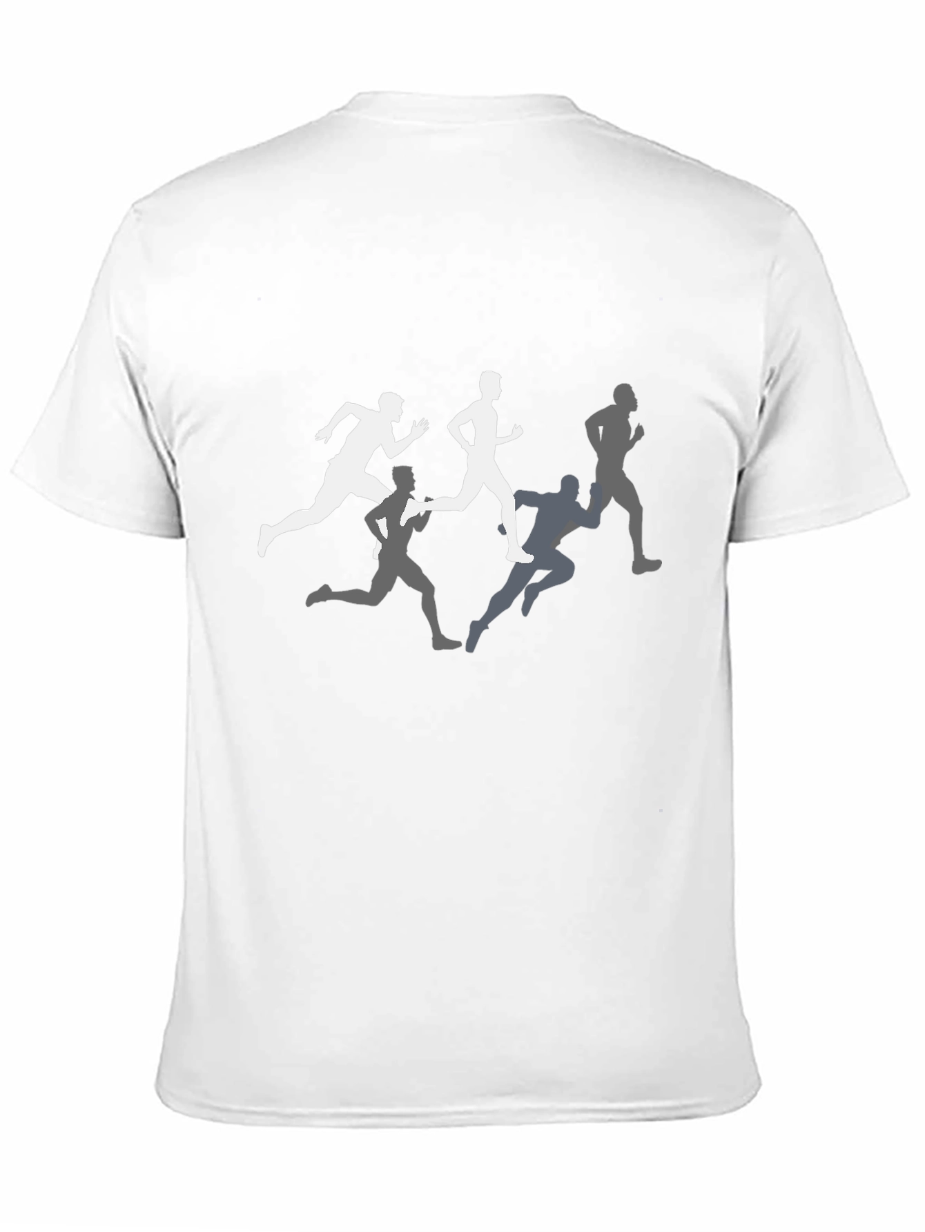 Runners Graphic Tee - Black Crew Neck Shirt