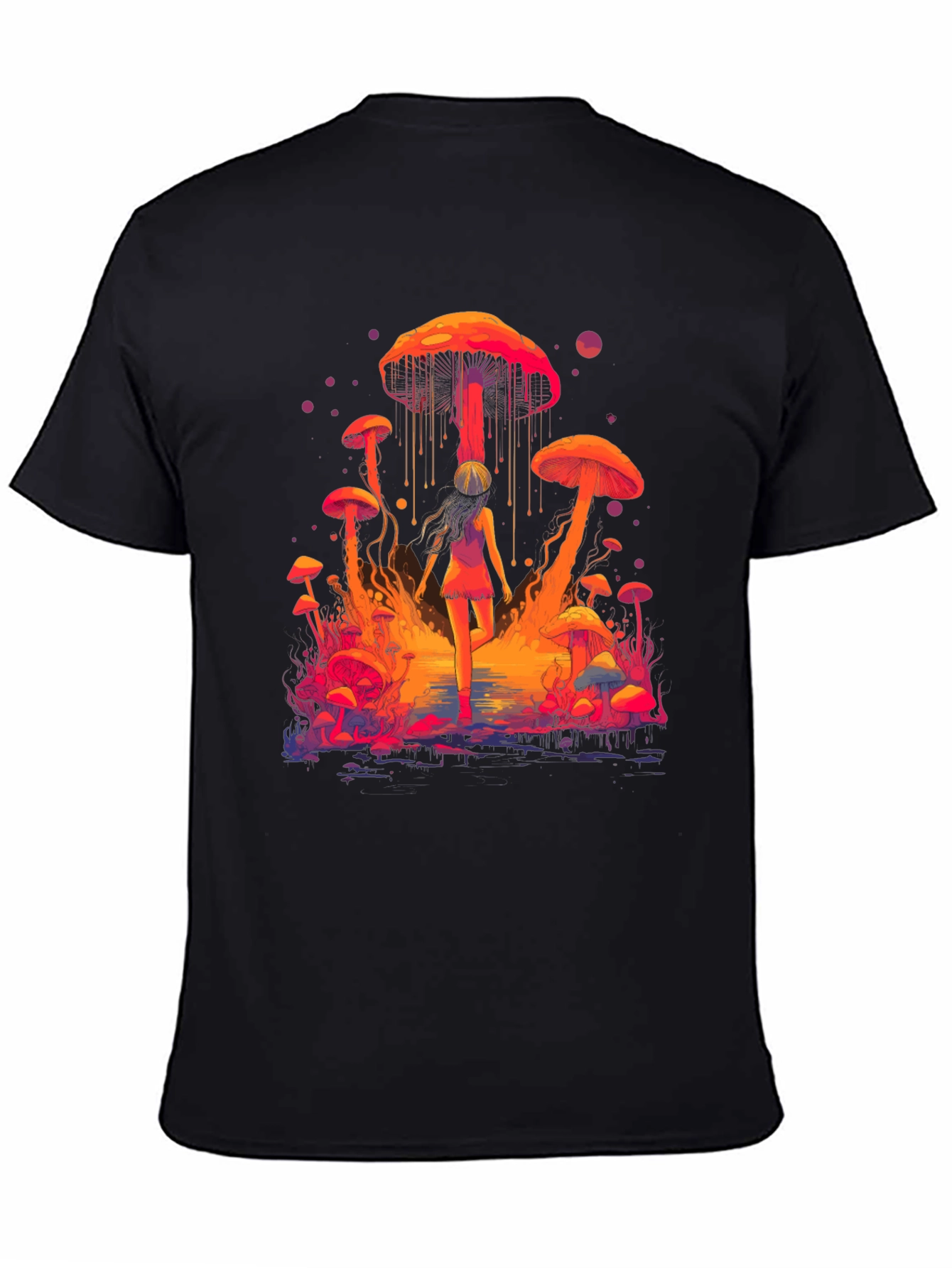 Psychedelic Mushroom T-Shirt - Vibrant Graphic Tee