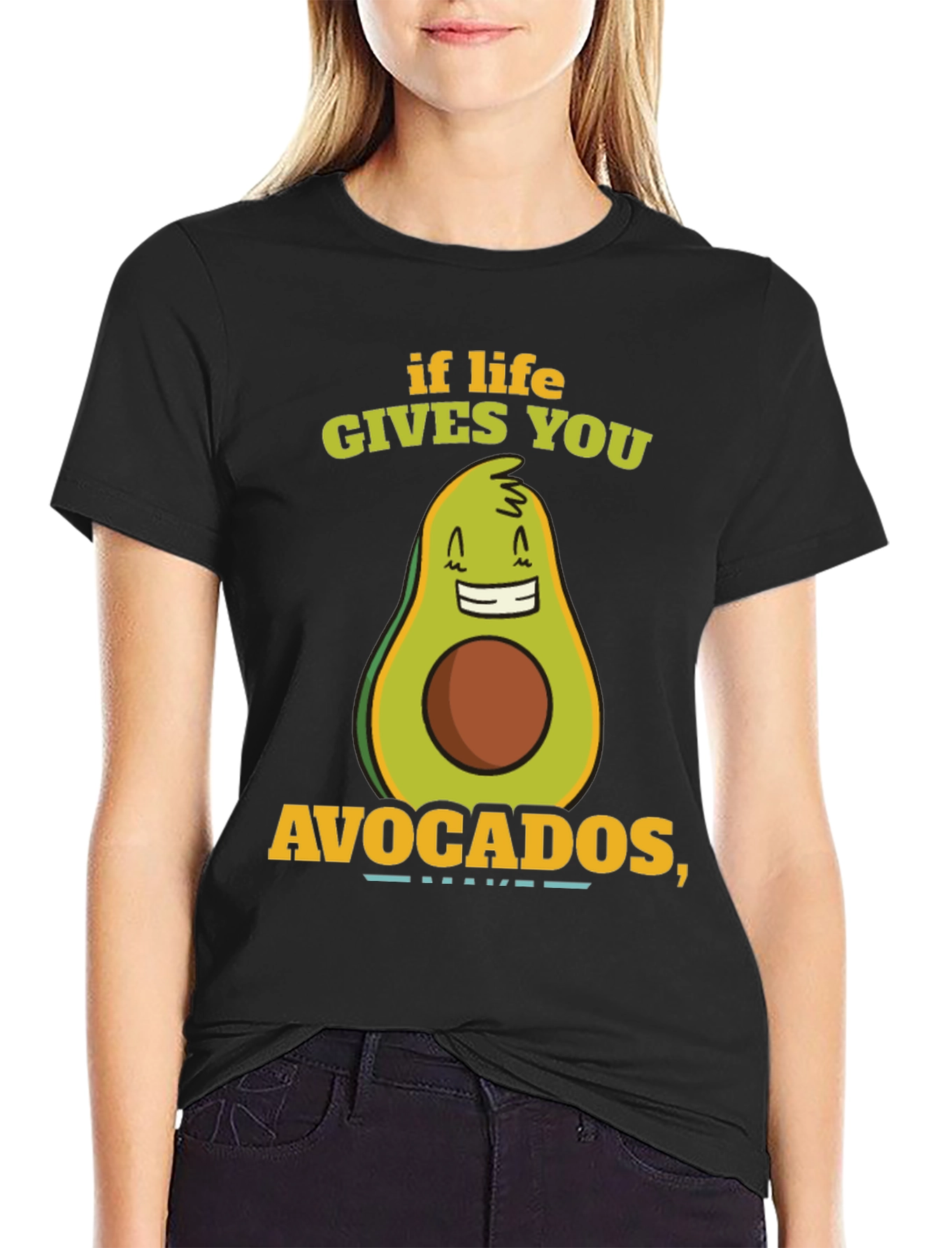 Funny Avocado T-Shirt - If Life Gives You Avocados