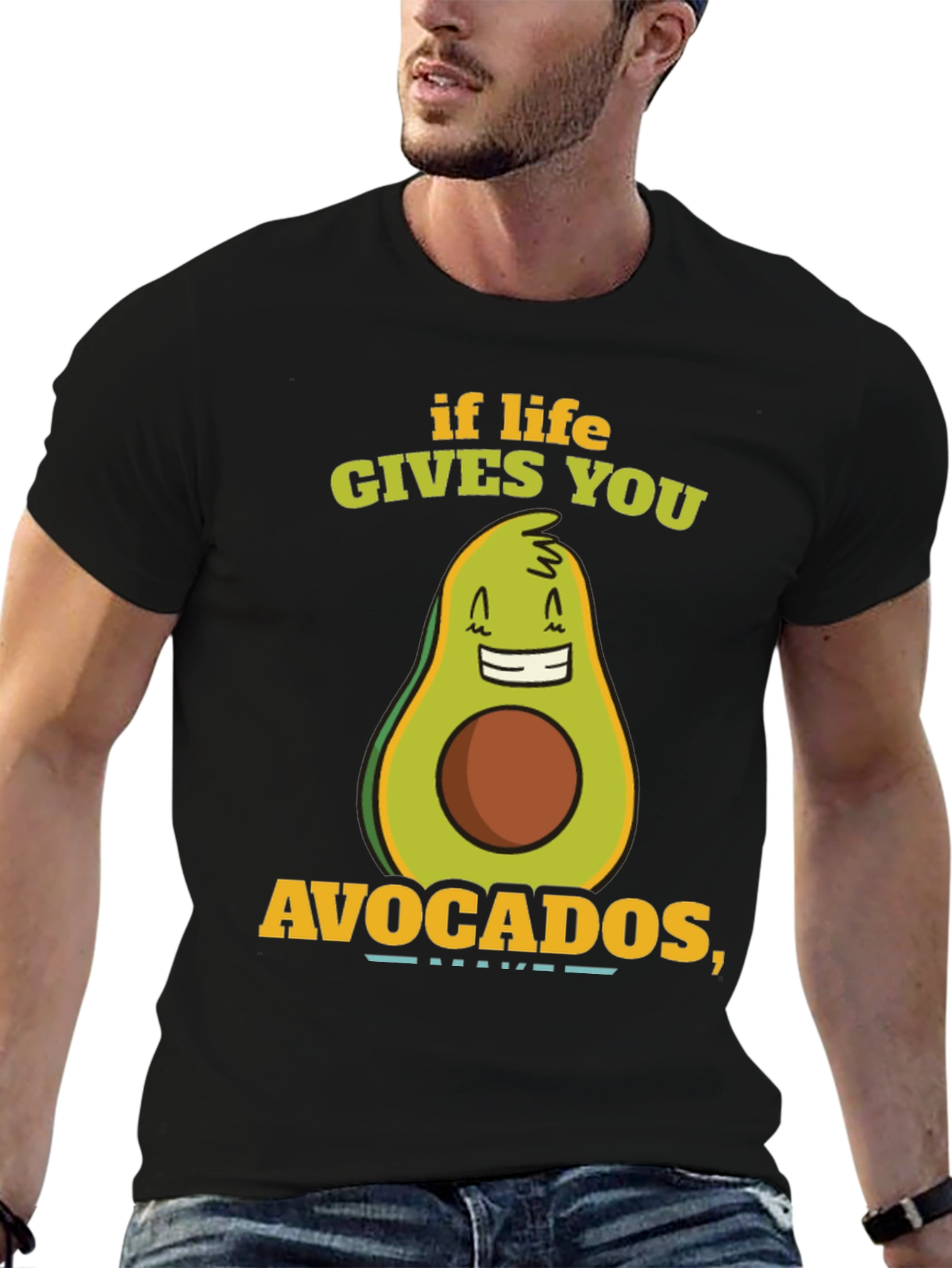 Funny Avocado T-Shirt - If Life Gives You Avocados