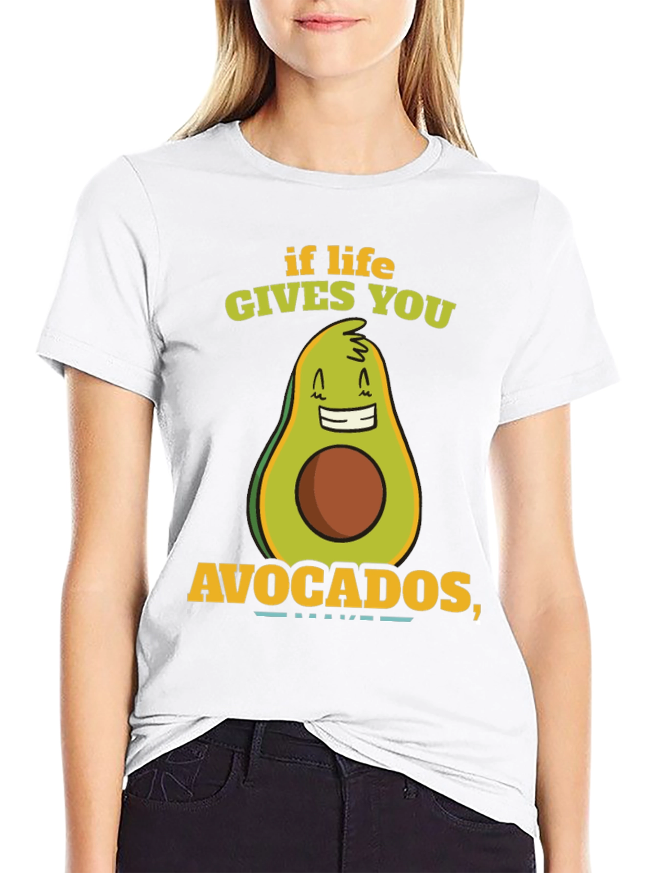 Funny Avocado T-Shirt - If Life Gives You Avocados