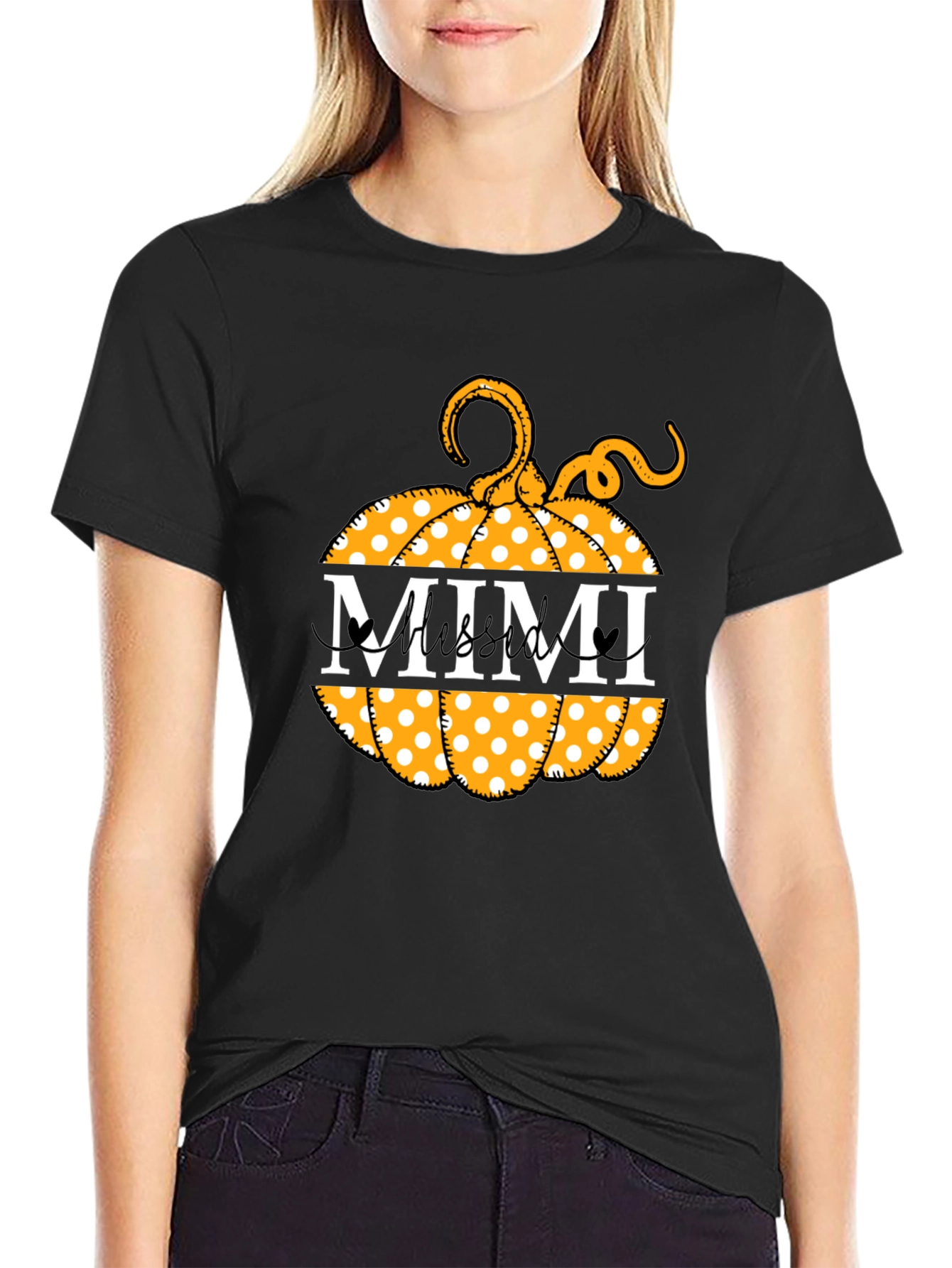 Mimi Pumpkin Patch Tee - Fall Harvest Shirt