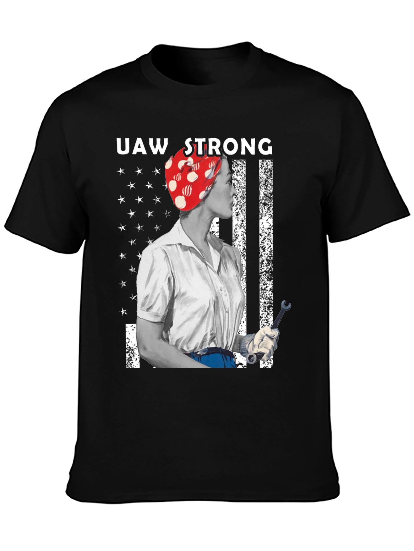 UAW Strong Rosie the Riveter T-Shirt