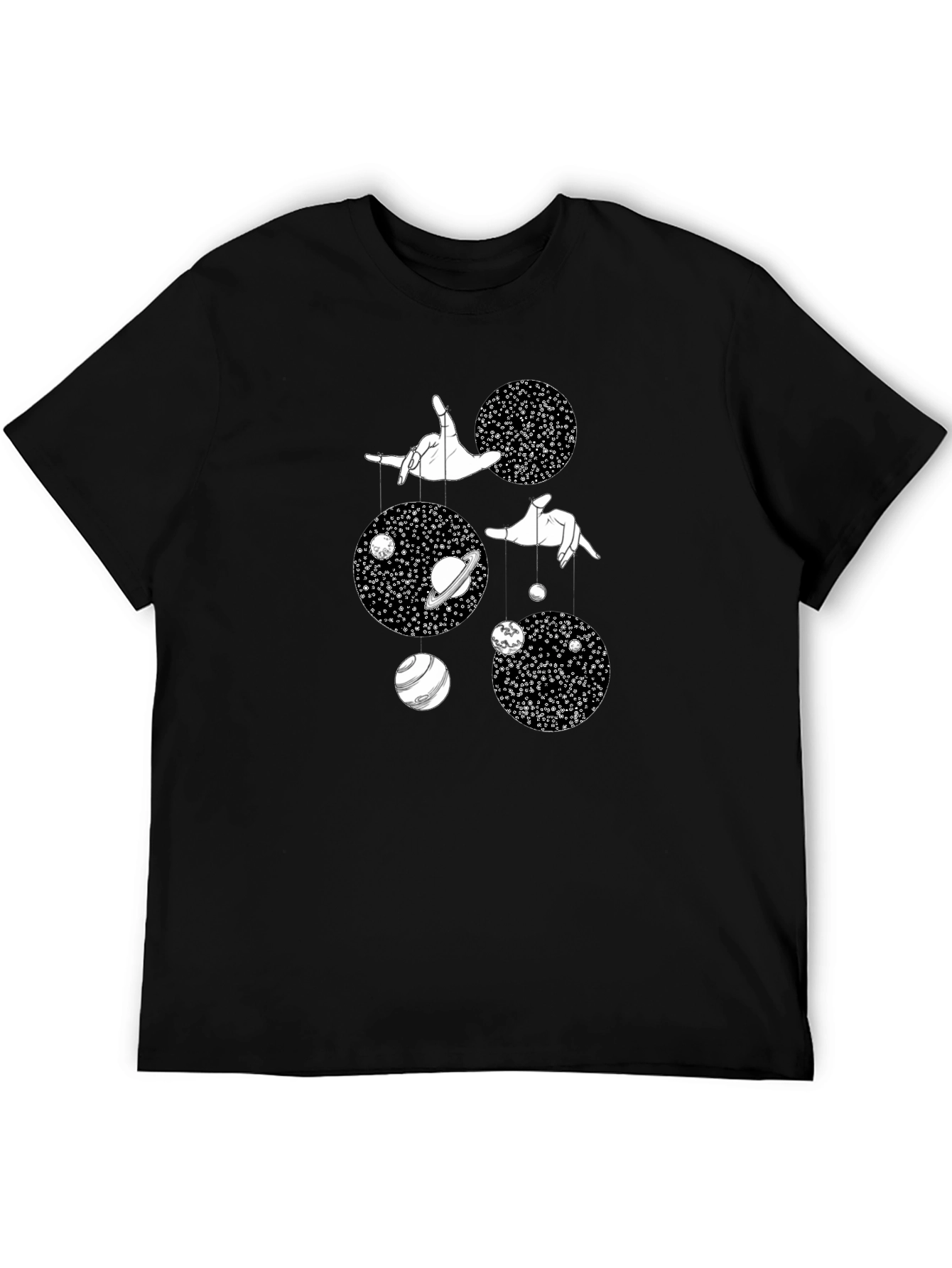 Cosmic Marionette Graphic Tee - Black