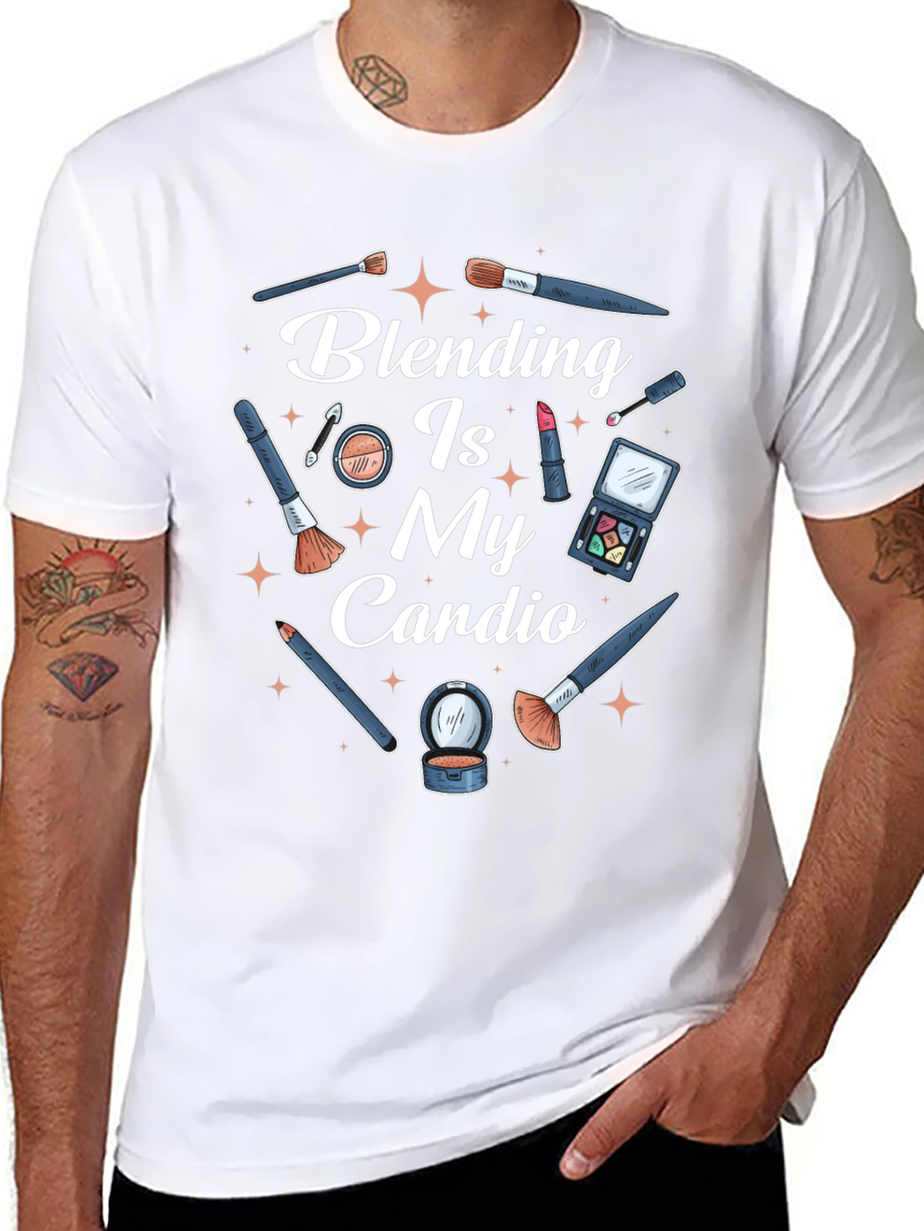 Blending Is My Cardio Graphic Tee