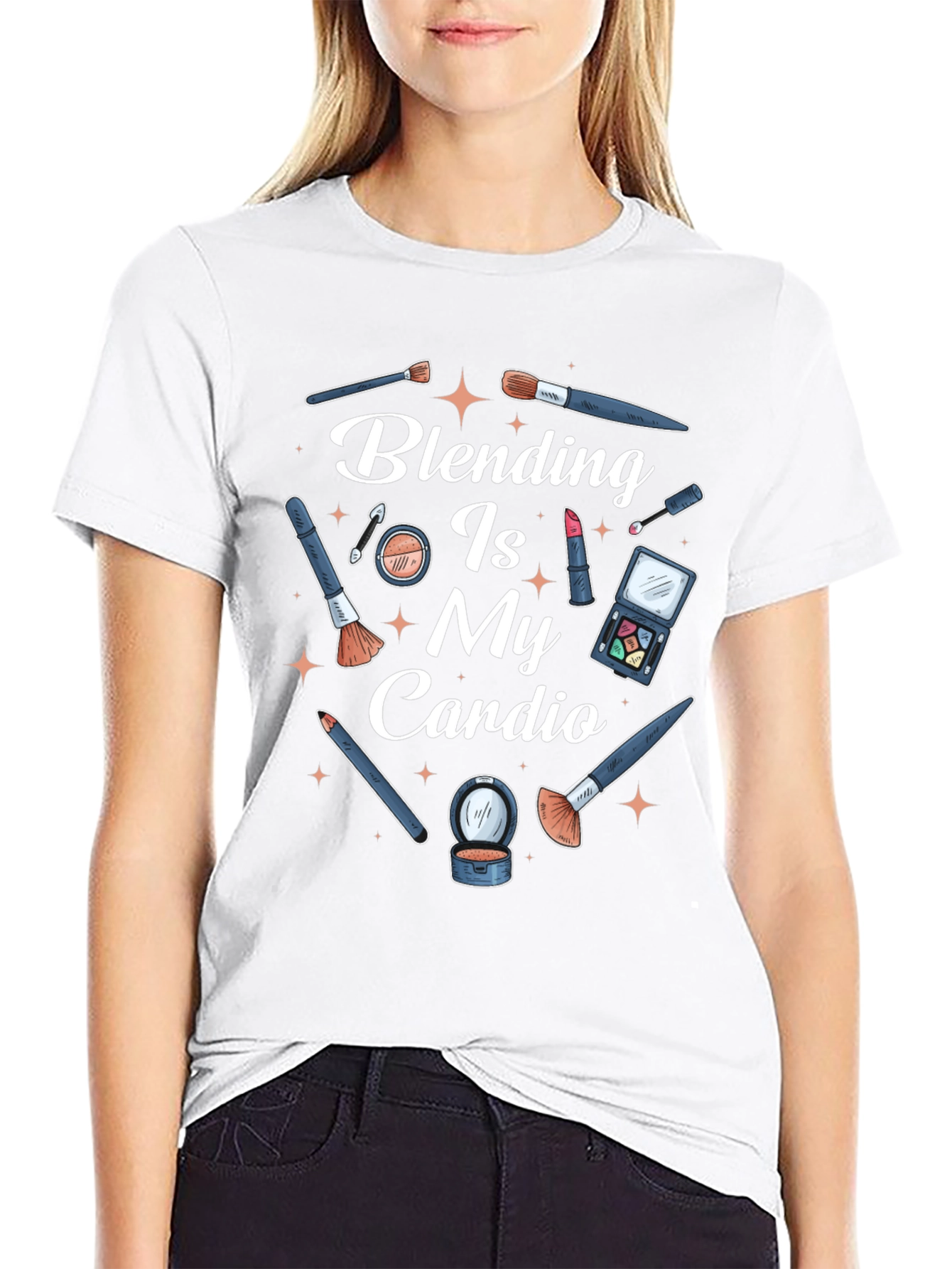 Blending Is My Cardio Graphic Tee
