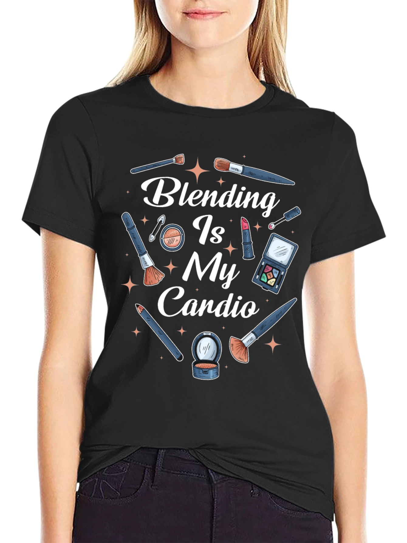 Blending Is My Cardio Graphic Tee