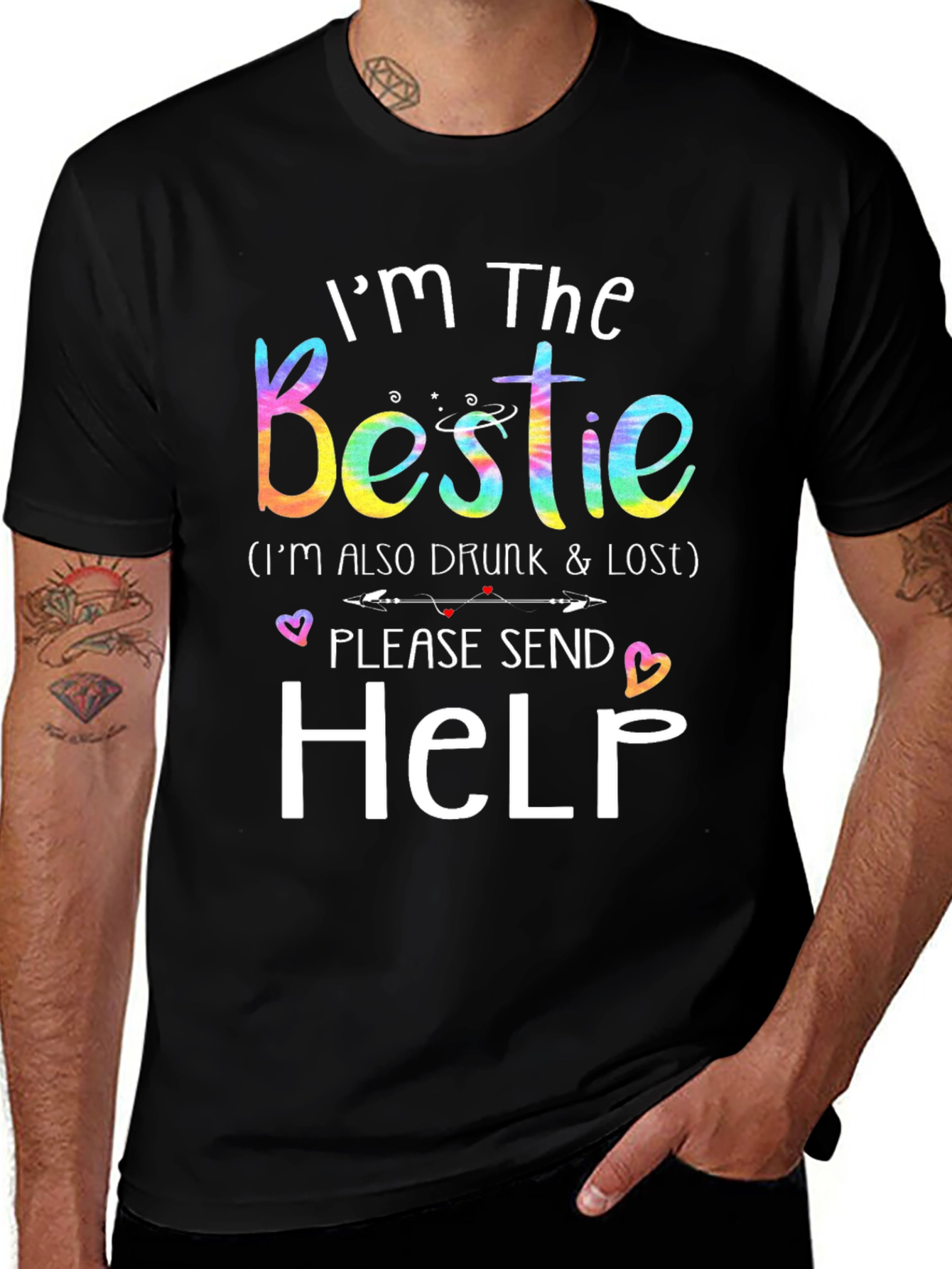 Funny Im The Bestie Graphic T-Shirt