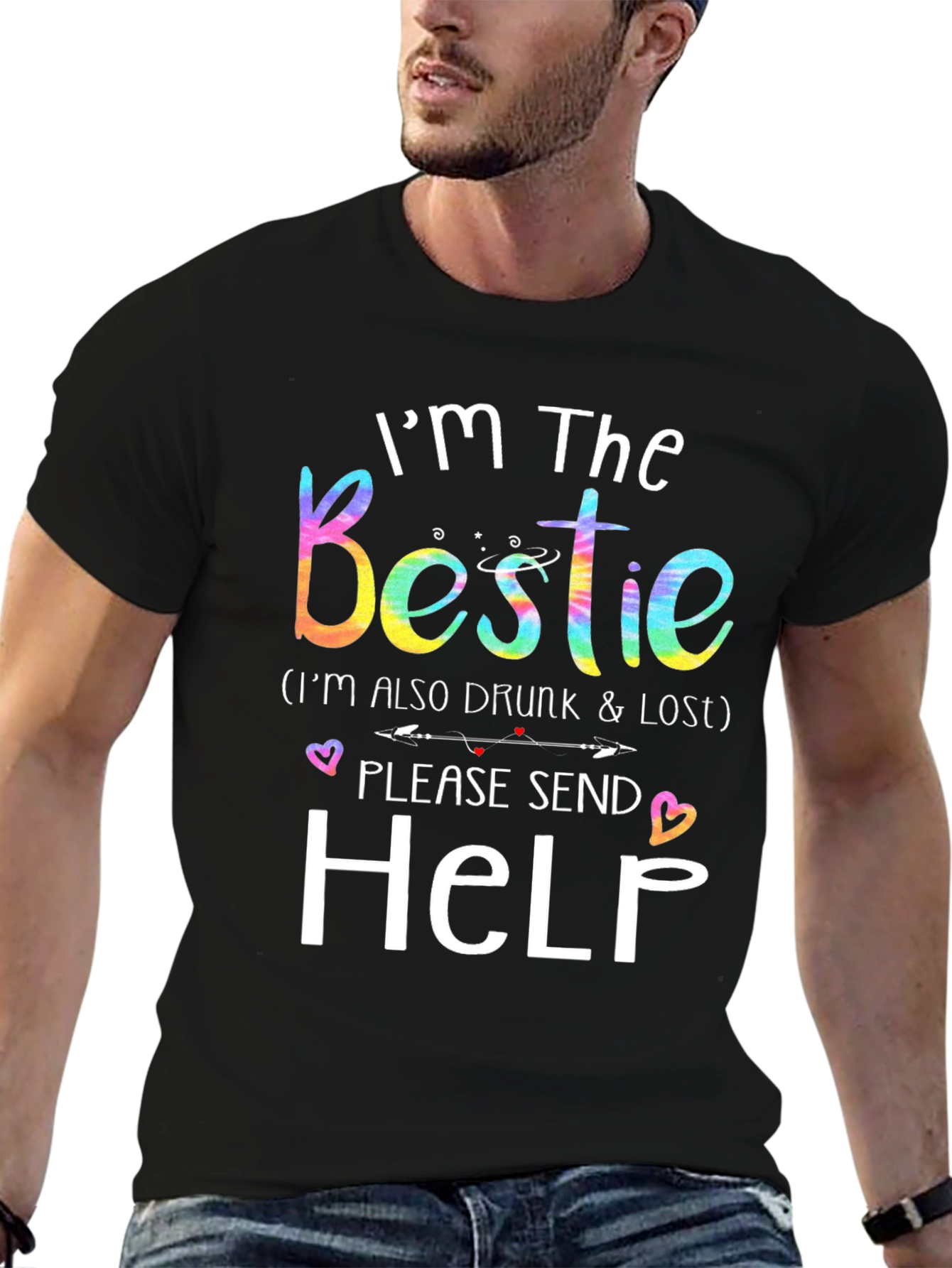 Funny Im The Bestie Graphic T-Shirt
