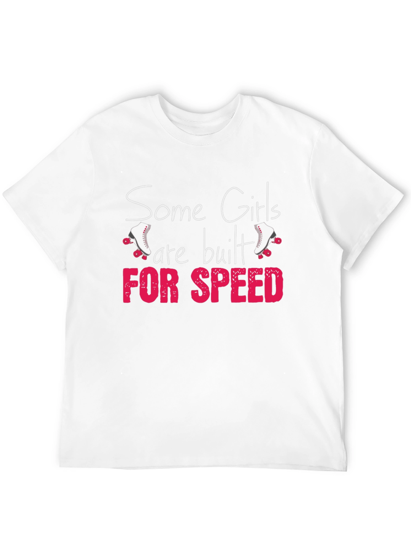 Girls Built for Speed Roller Skate Graphic T-Shirt