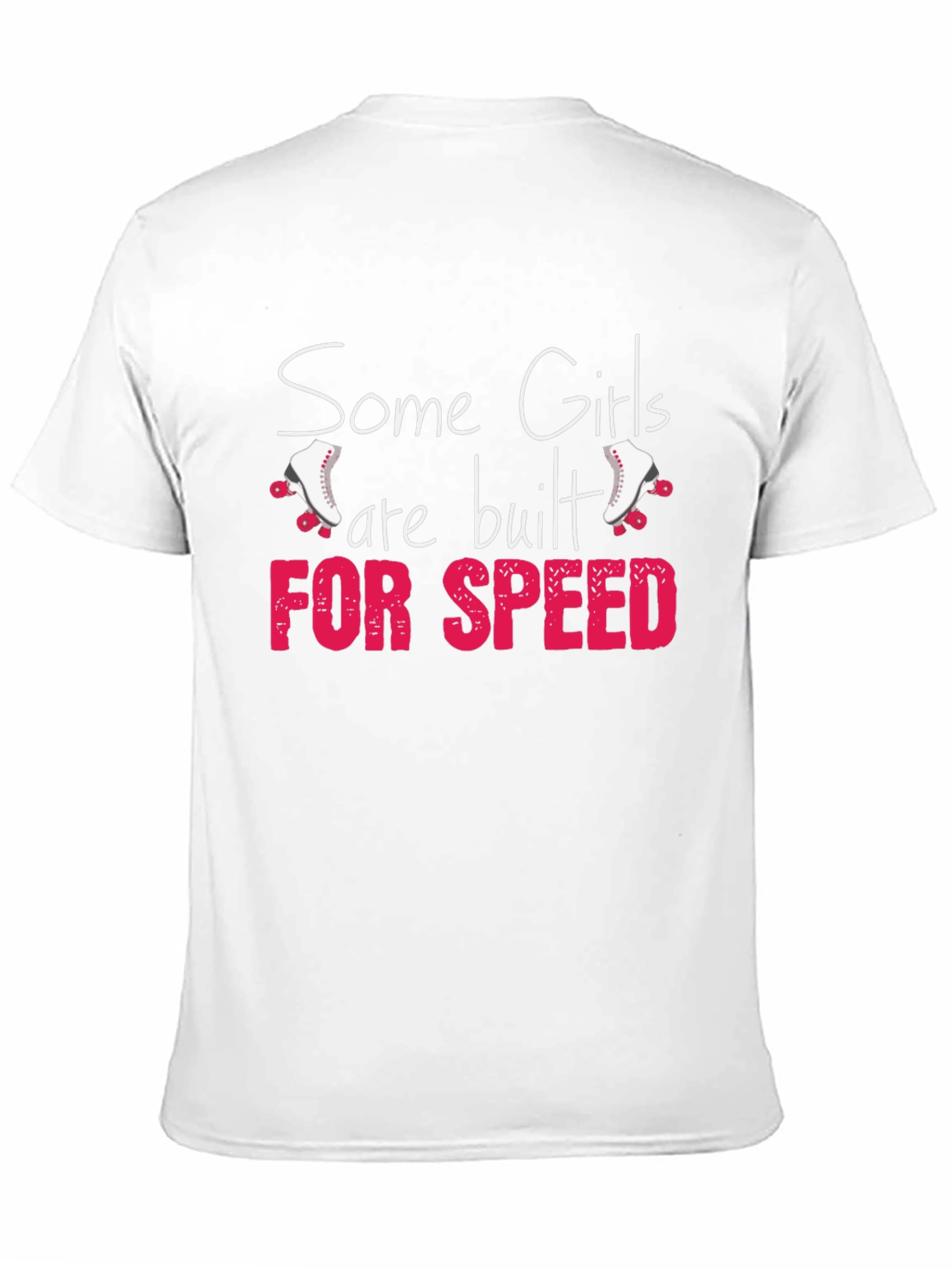 Girls Built for Speed Roller Skate Graphic T-Shirt