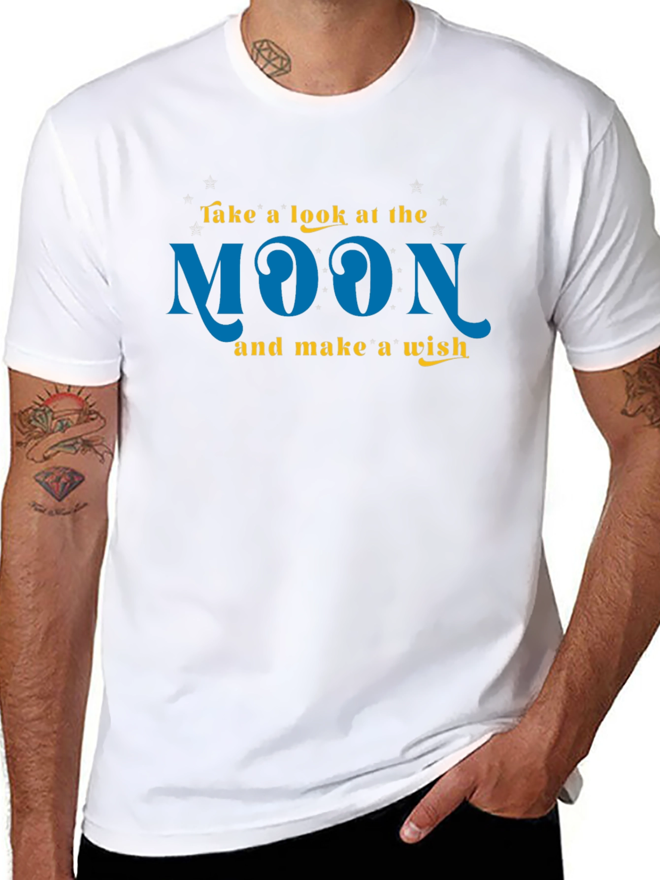Moon Wish Graphic Tee - Black