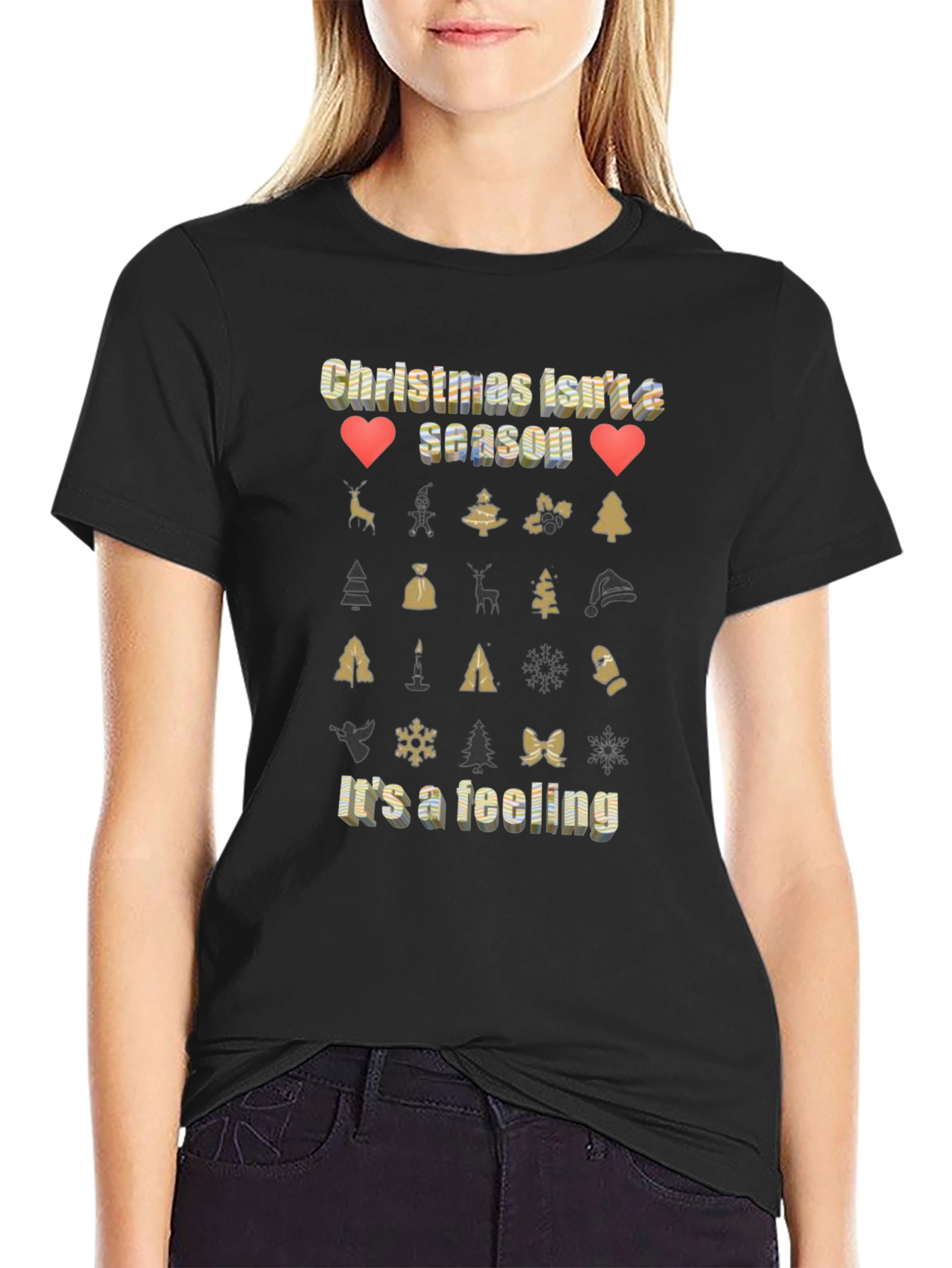 Festive Christmas Feeling Graphic Tee