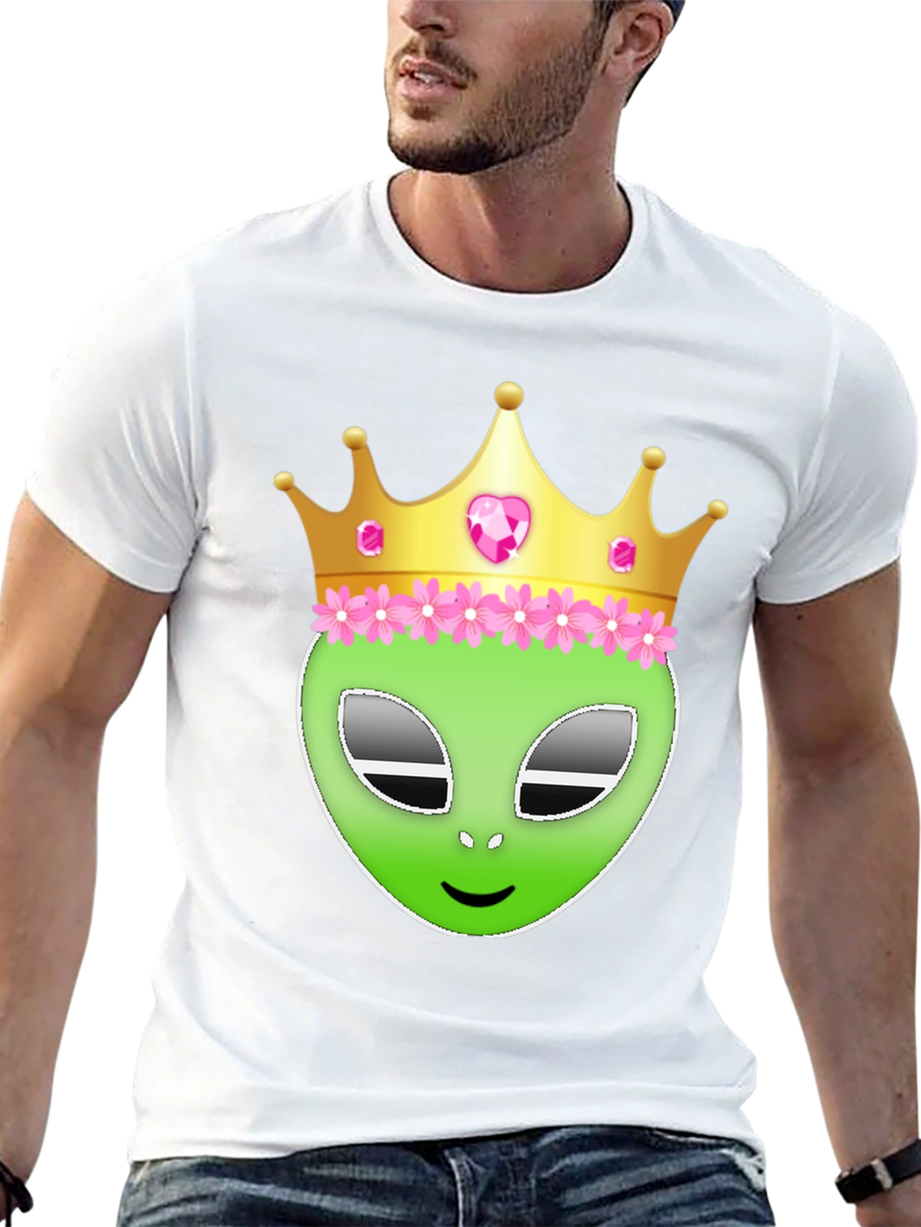 Alien Queen Graphic T-Shirt - Black Cotton Tee