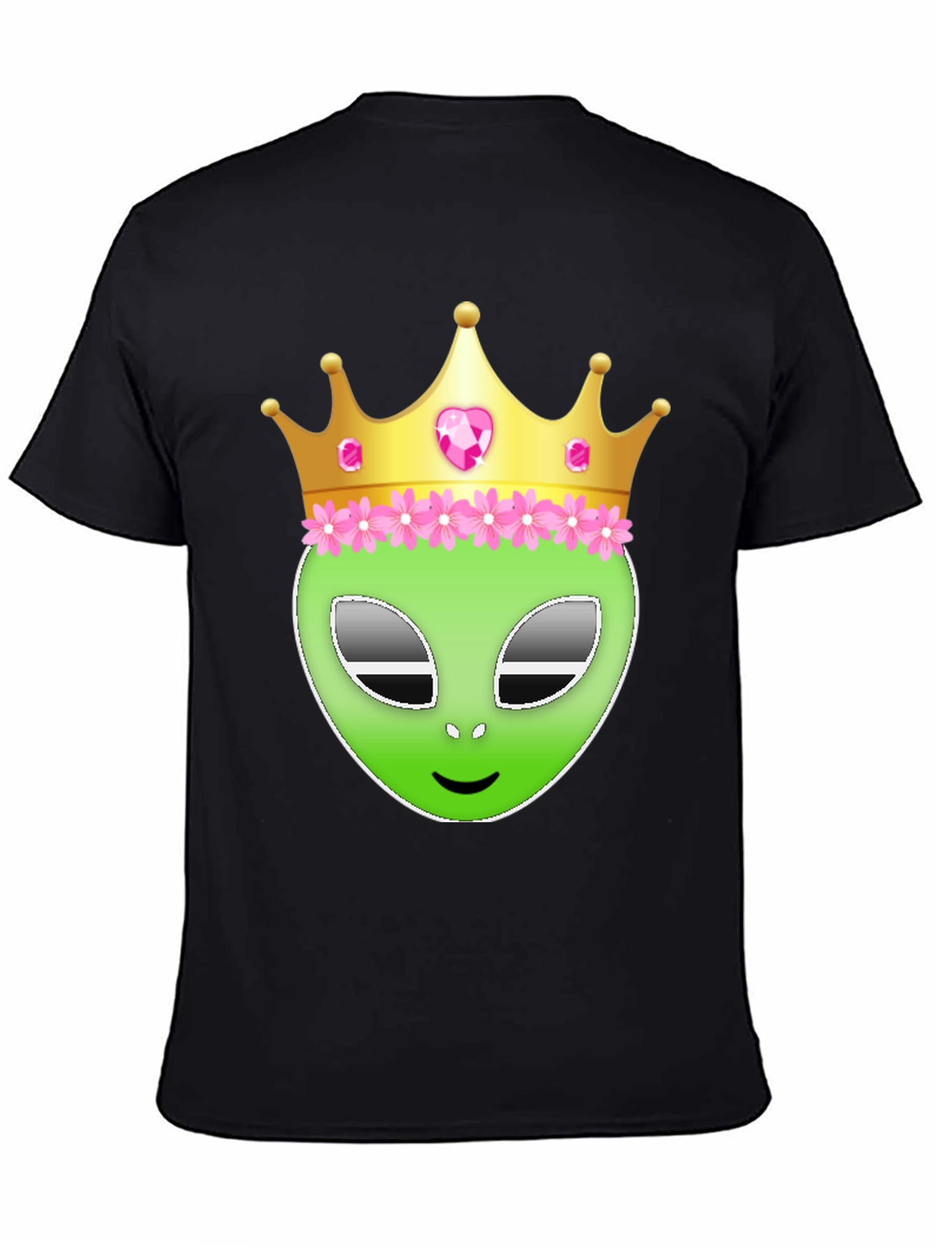 Alien Queen Graphic T-Shirt - Black Cotton Tee
