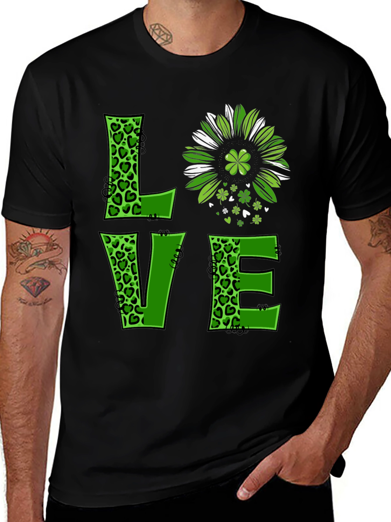 St. Patricks Day Love Clover T-Shirt