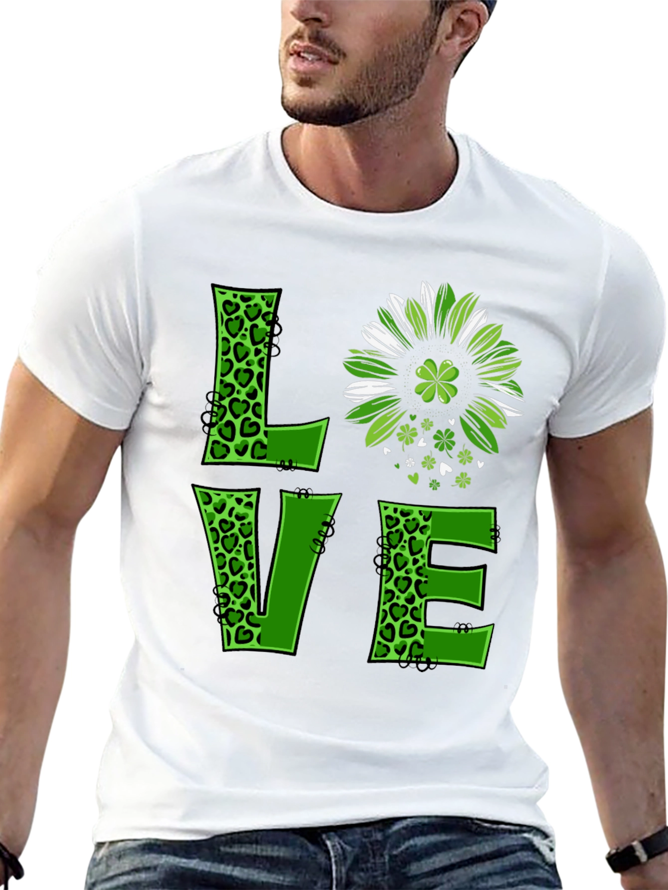 St. Patricks Day Love Clover T-Shirt