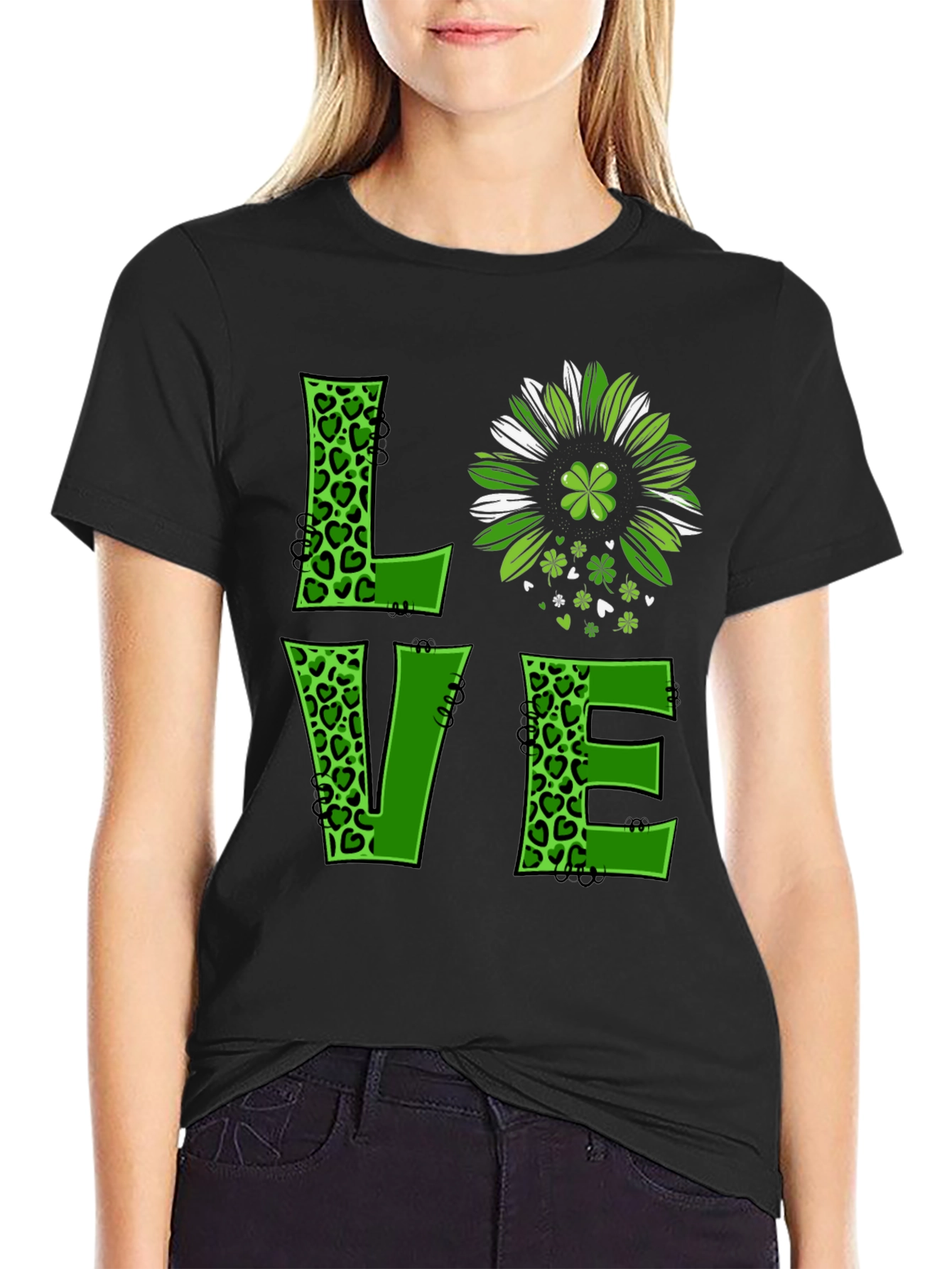 St. Patricks Day Love Clover T-Shirt