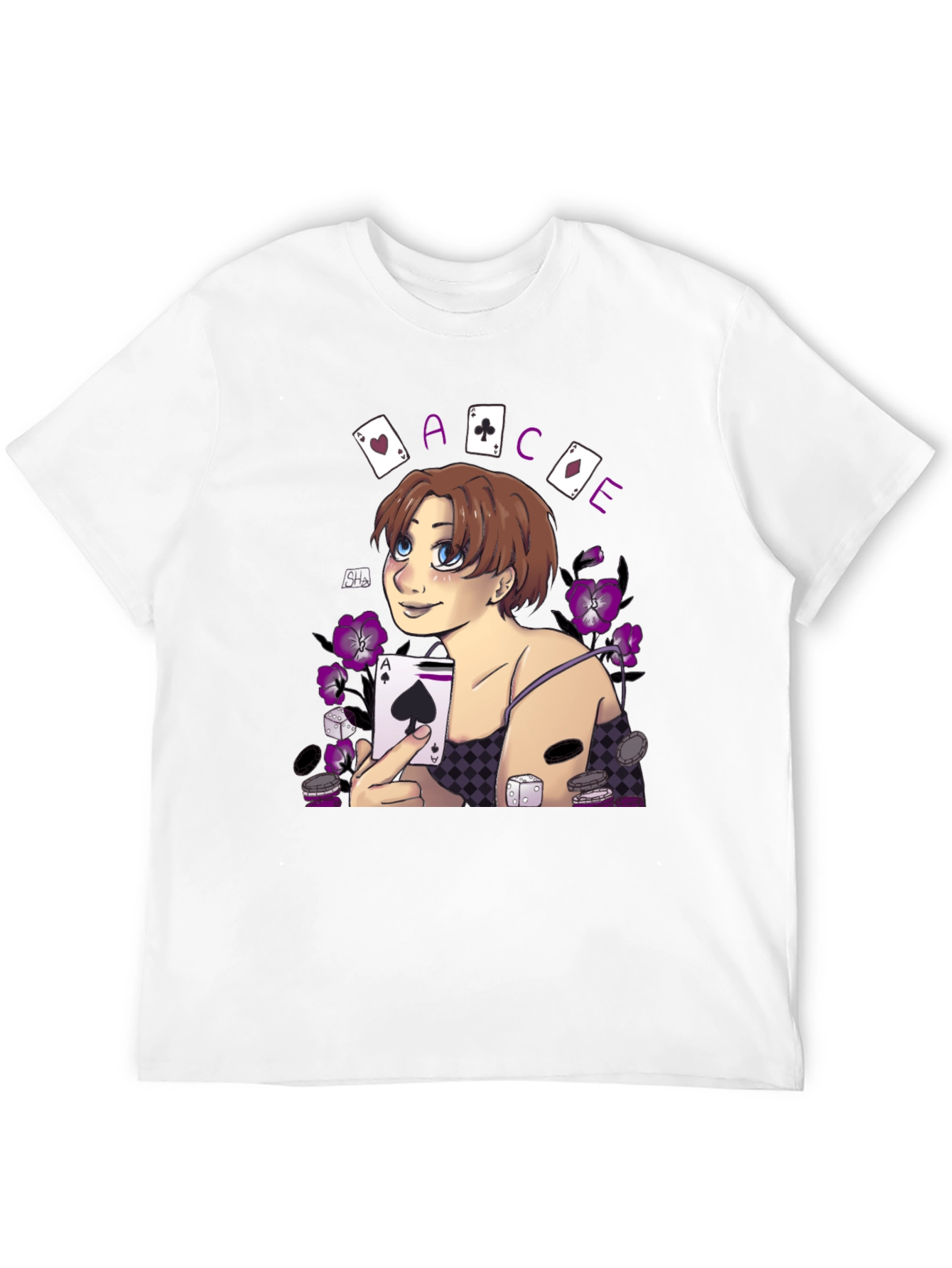 Ace Playing Card Graphic T-Shirt