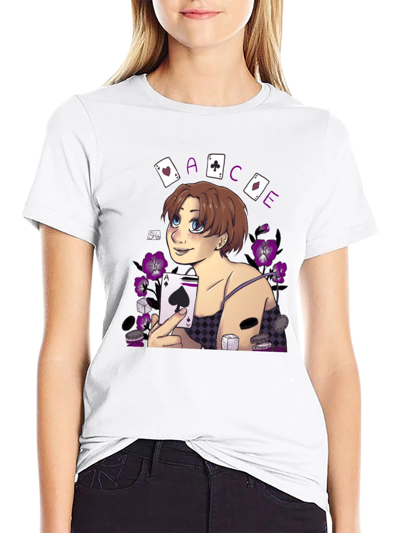 Ace Playing Card Graphic T-Shirt