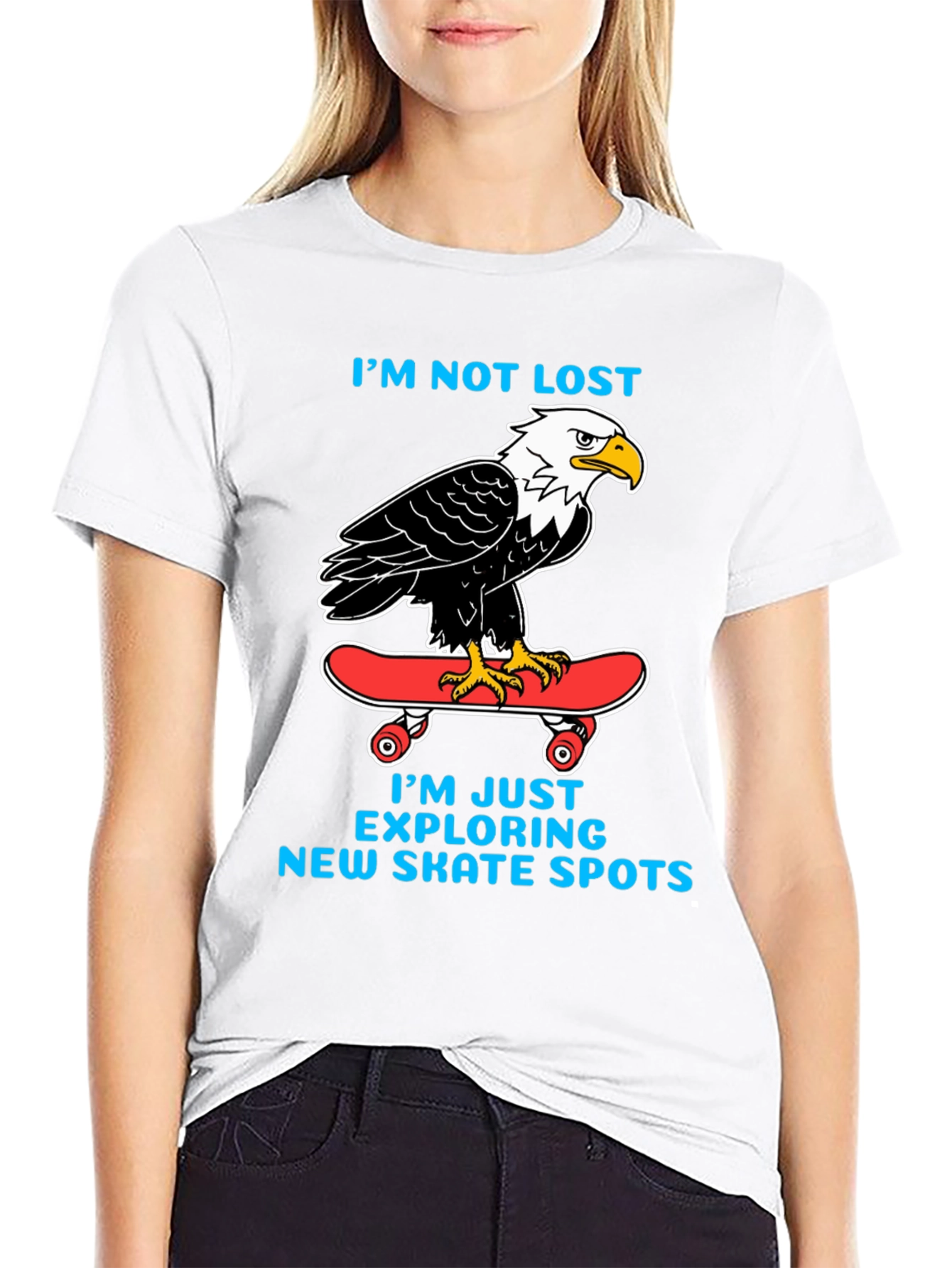Bald Eagle Skateboard T-Shirt: Skate in Style!