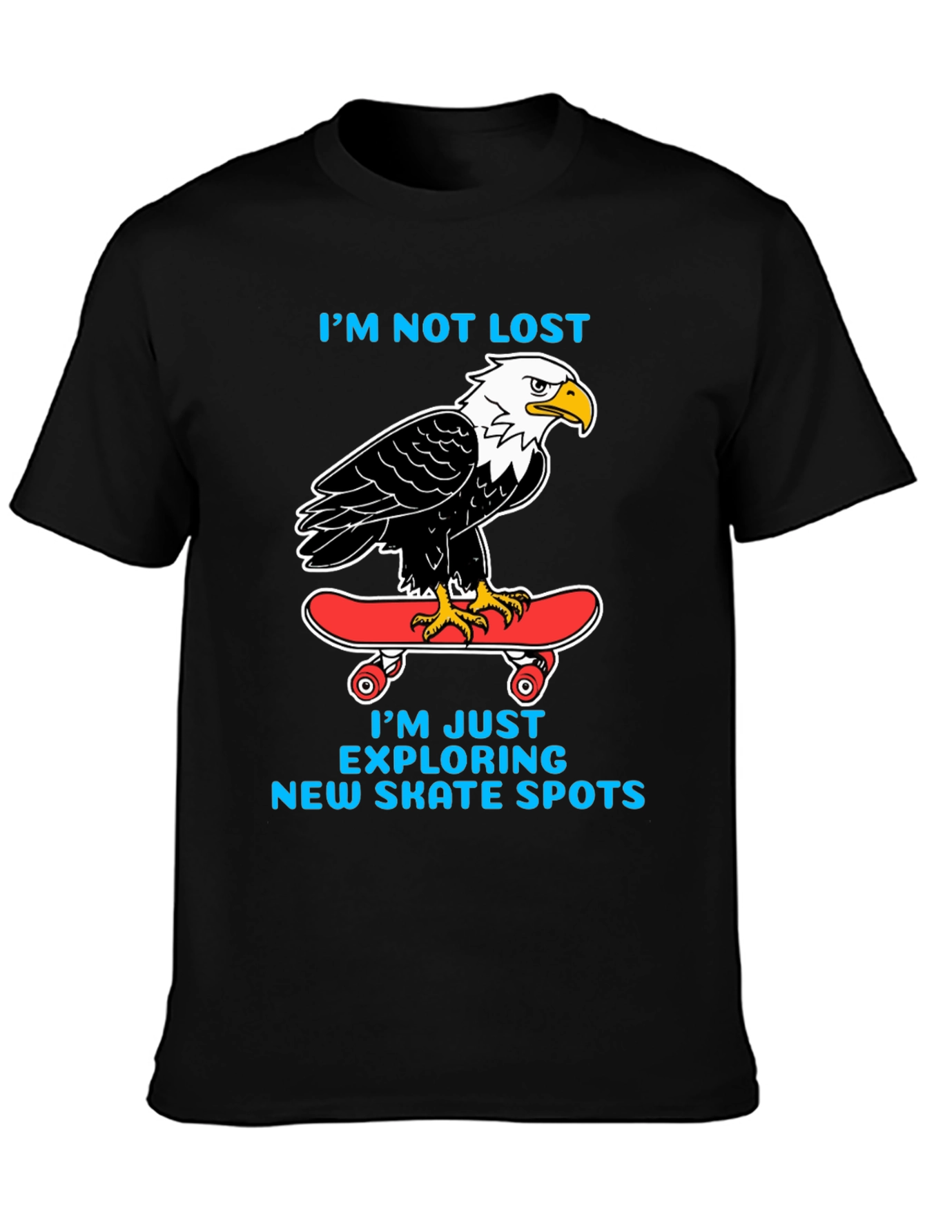 Bald Eagle Skateboard T-Shirt: Skate in Style!