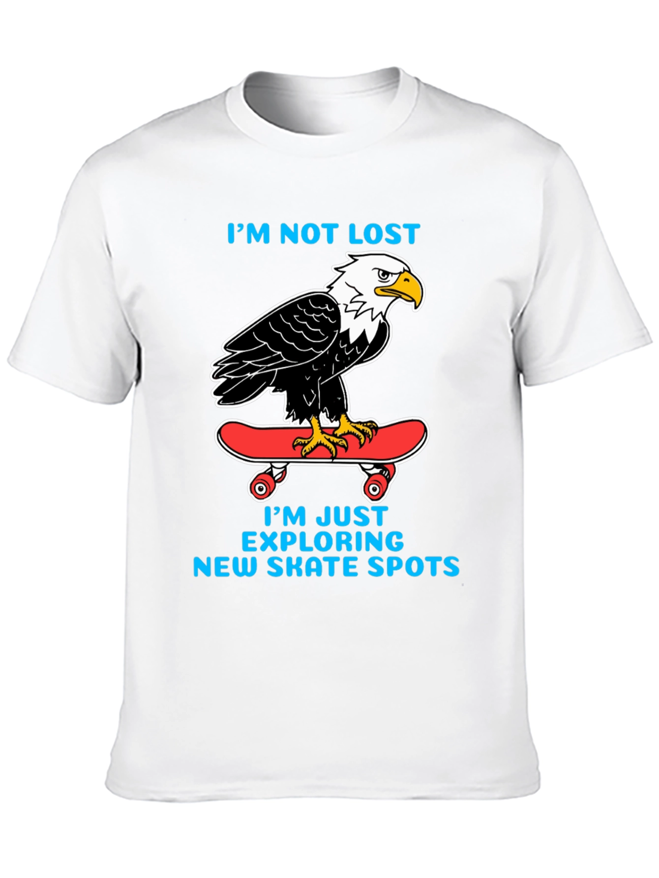 Bald Eagle Skateboard T-Shirt: Skate in Style!