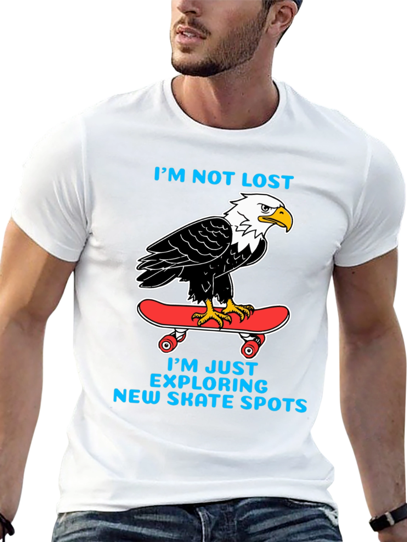 Bald Eagle Skateboard T-Shirt: Skate in Style!