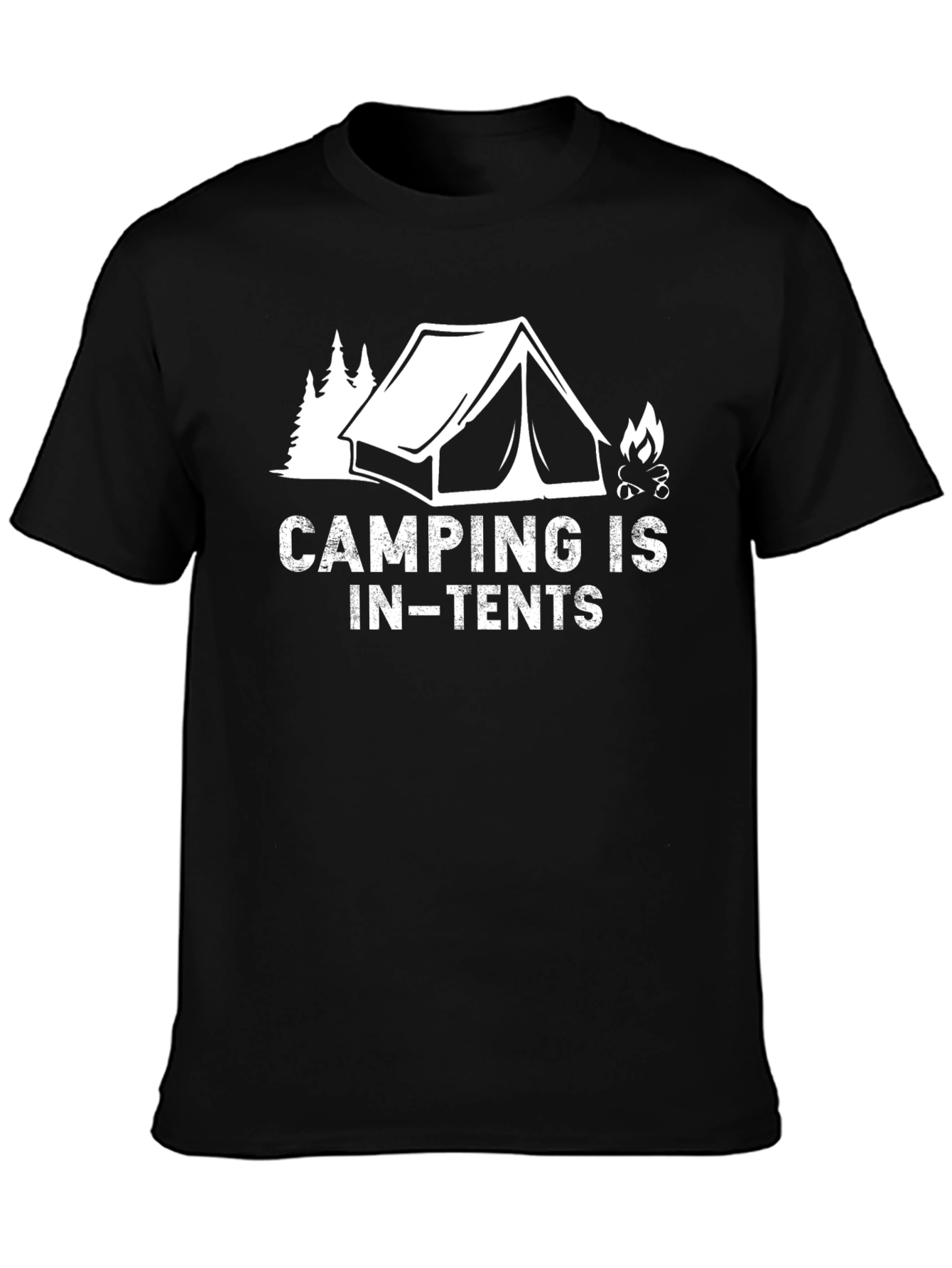 Camping is In-Tents Graphic Tee