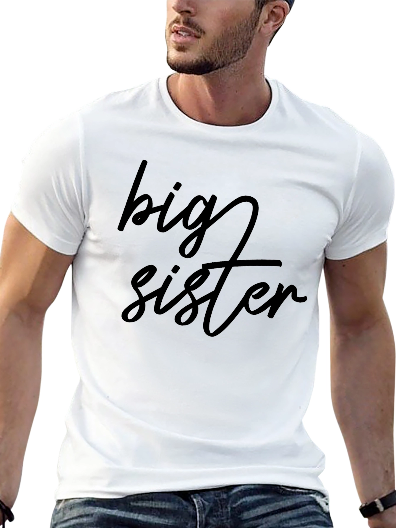 Big Sister Tee - Cute Family Matching T-Shirt