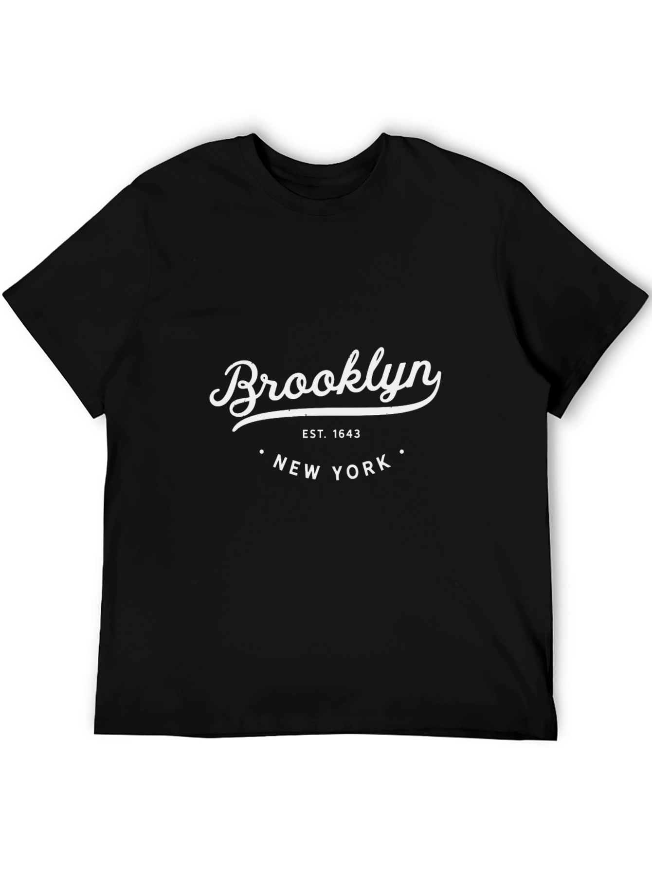 Brooklyn New York Graphic T-Shirt - Black