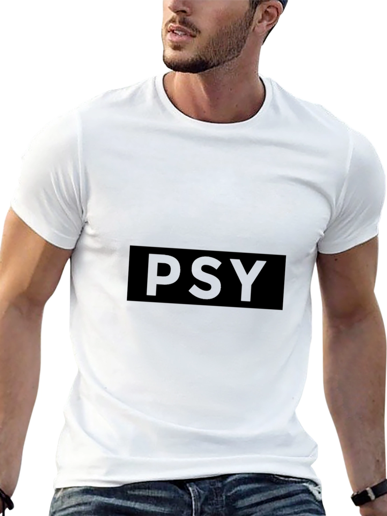 PSY Black Graphic Tee - Unisex Soft Cotton T-Shirt