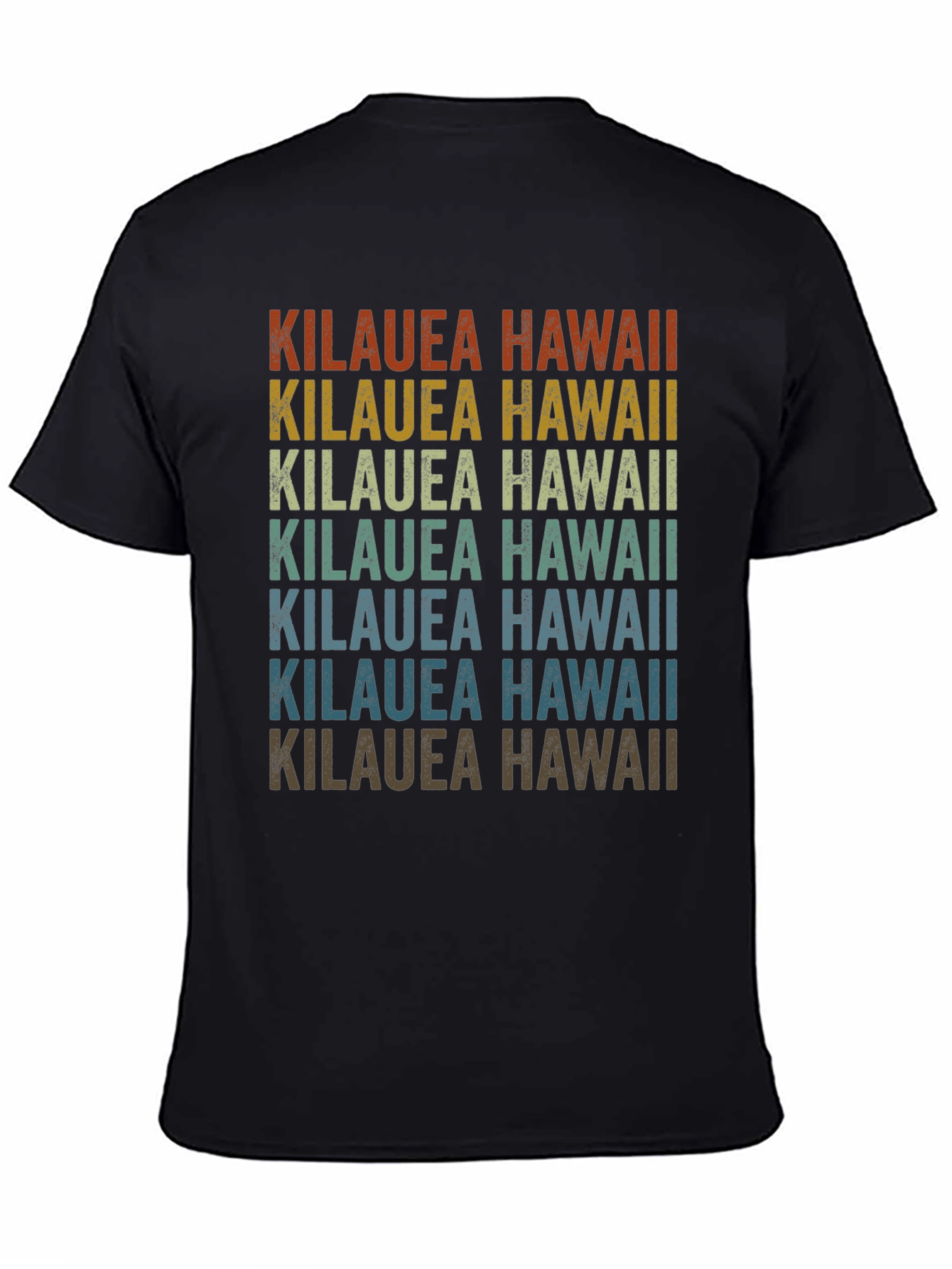 Kilauea Hawaii Retro Graphic T-Shirt