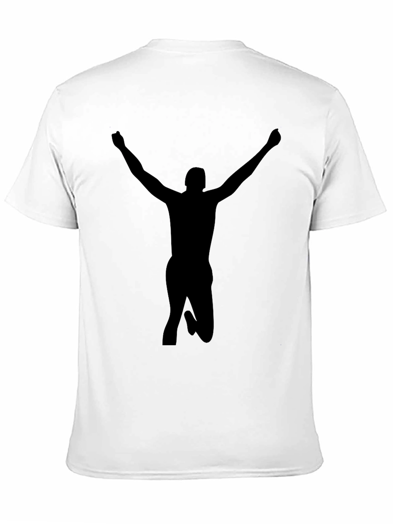 Victory Silhouette Black T-Shirt - Bold Statement Tee