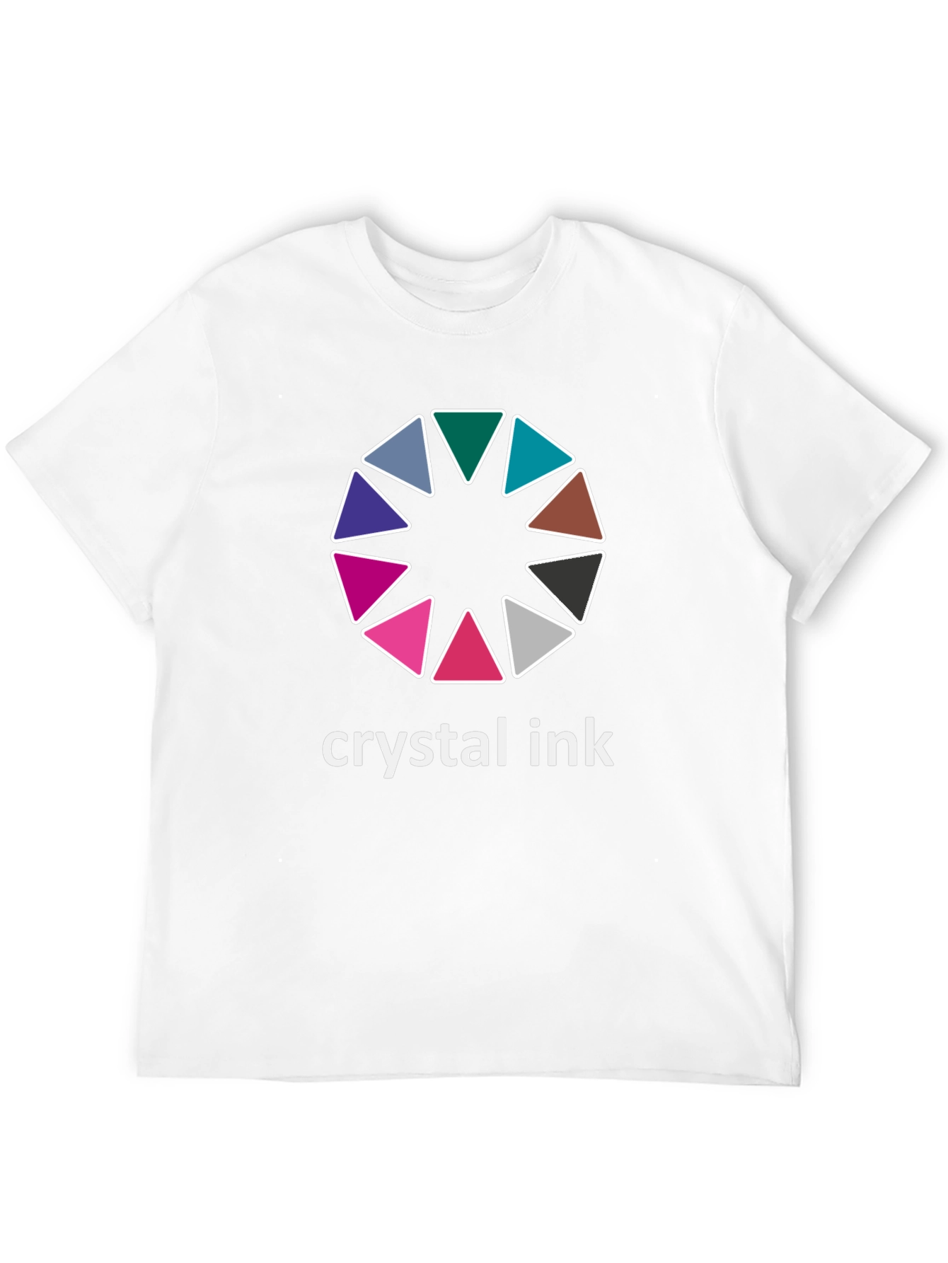 Crystal Ink Graphic Tee - Stylish Black Cotton T-Shirt