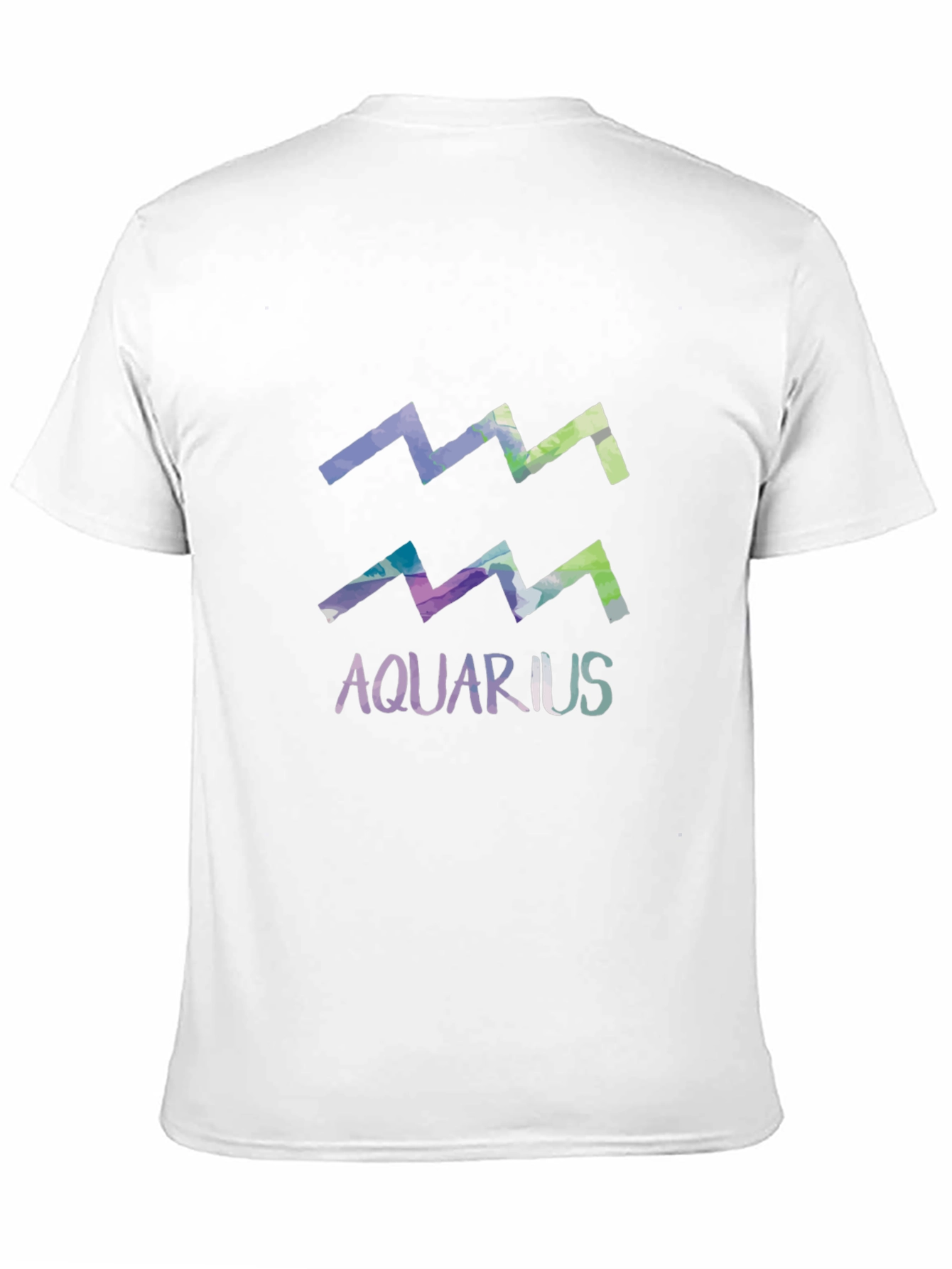 Aquarius Zodiac Sign Graphic T-Shirt - Astrology Tee