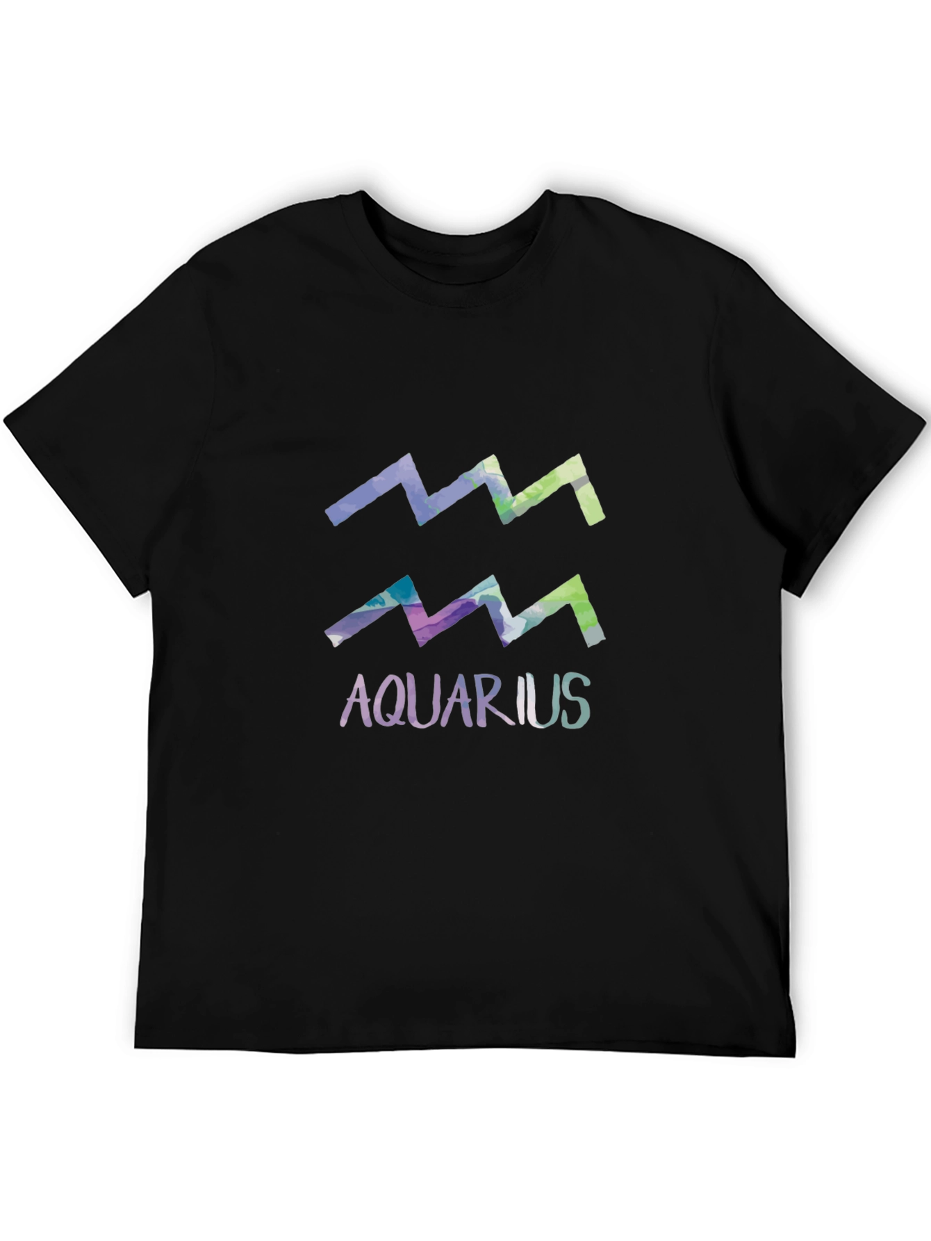 Aquarius Zodiac Sign Graphic T-Shirt - Astrology Tee
