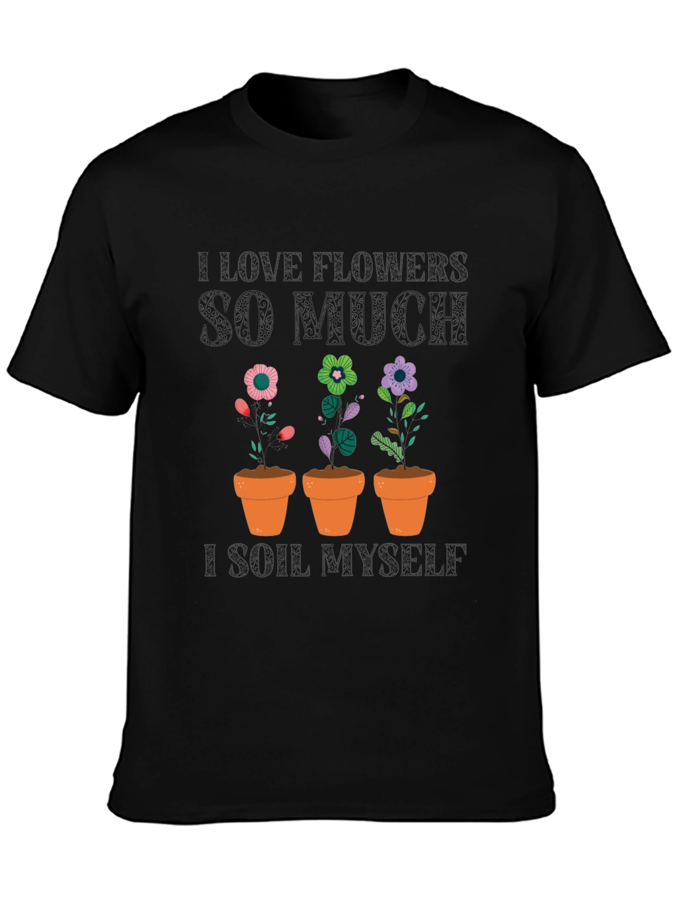 Floral Potted Plant Graphic Tee