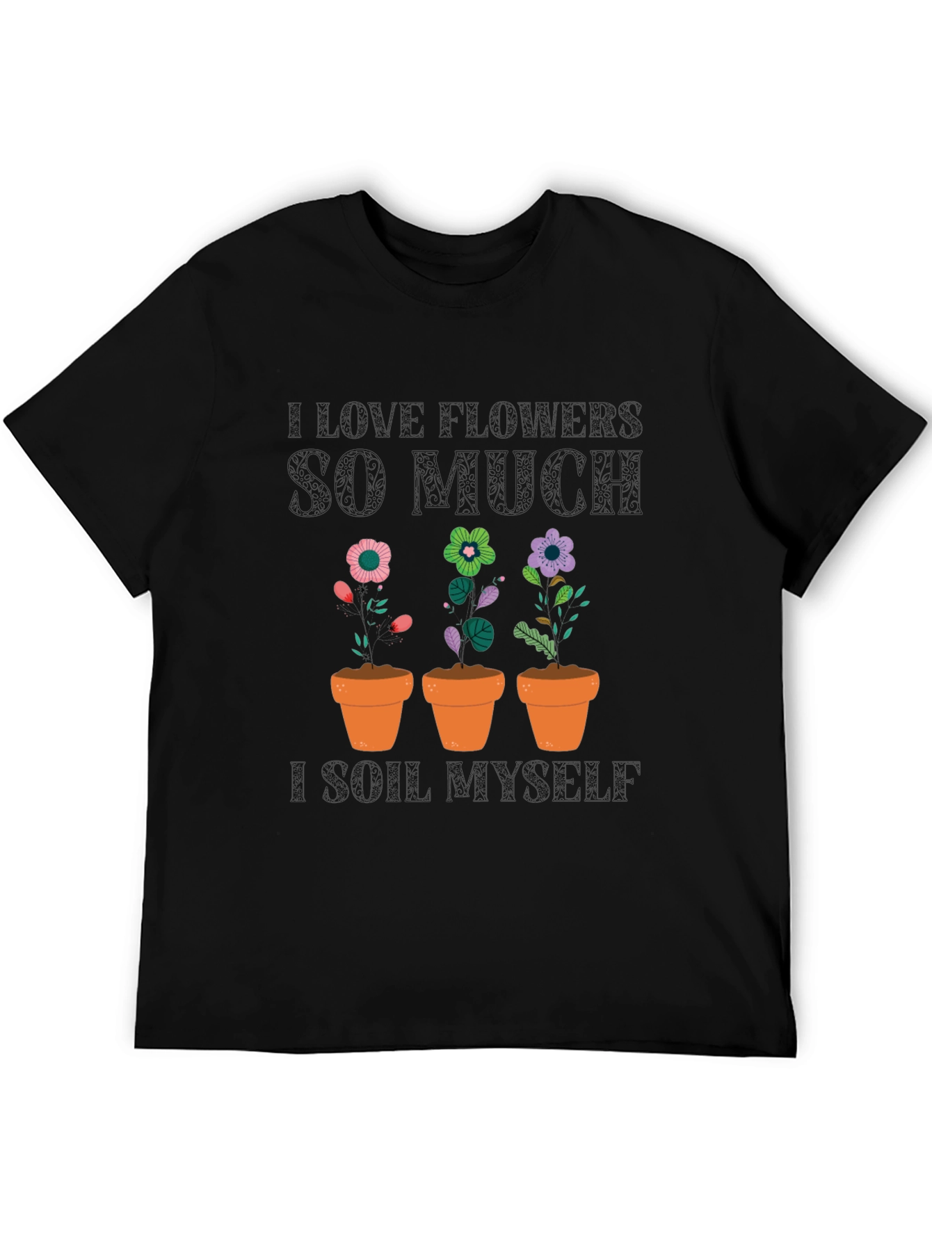 Floral Potted Plant Graphic Tee