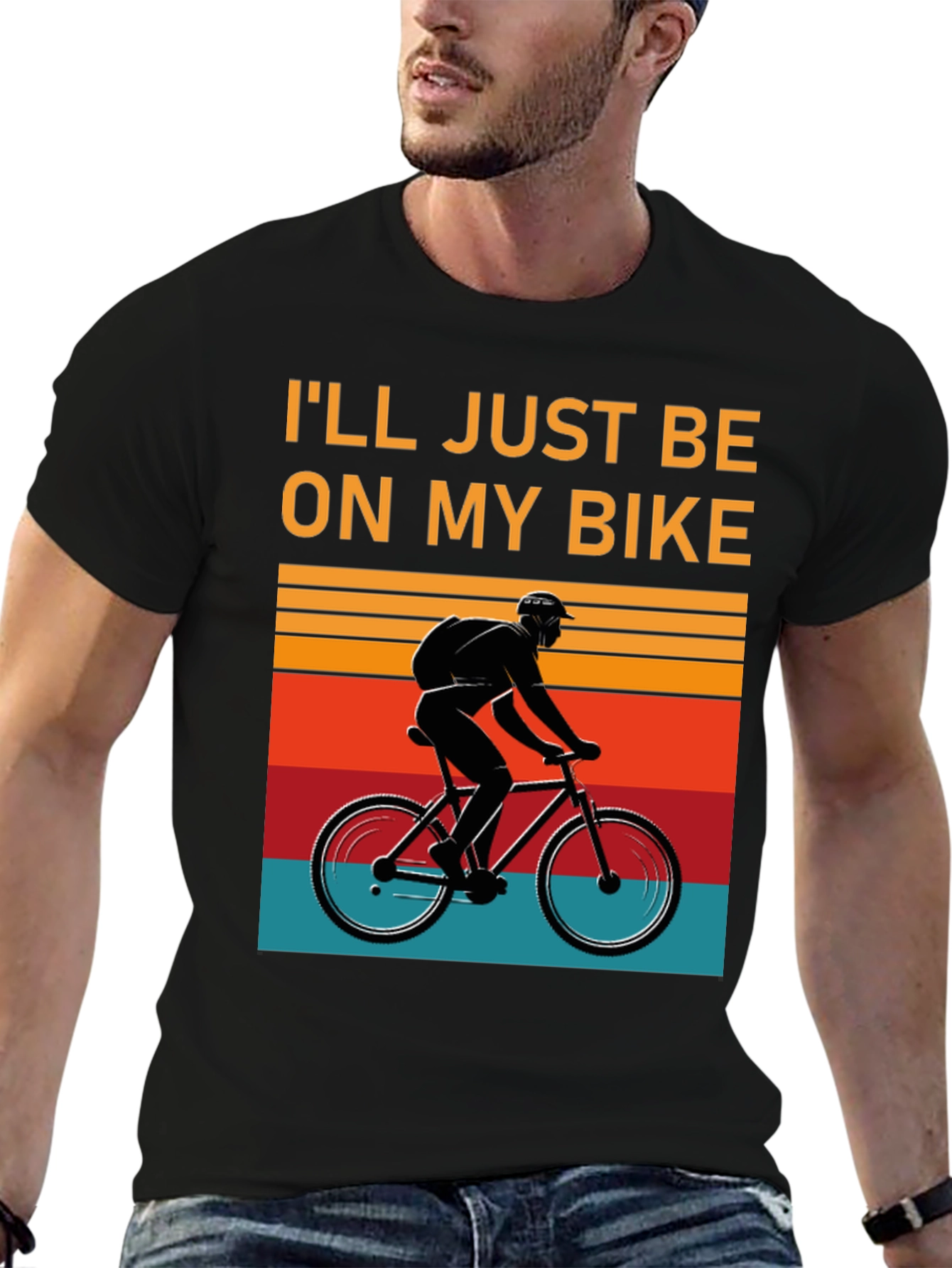 Ill Just Be On My Bike Graphic T-Shirt