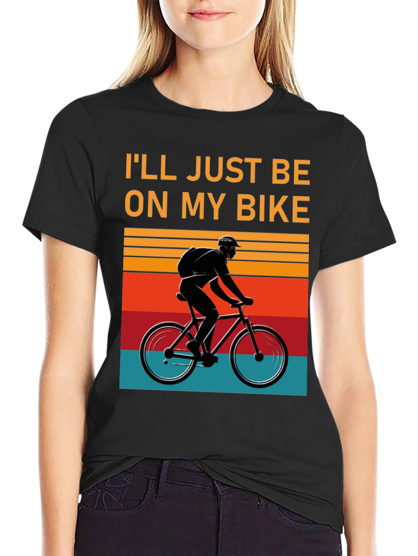 Ill Just Be On My Bike Graphic T-Shirt