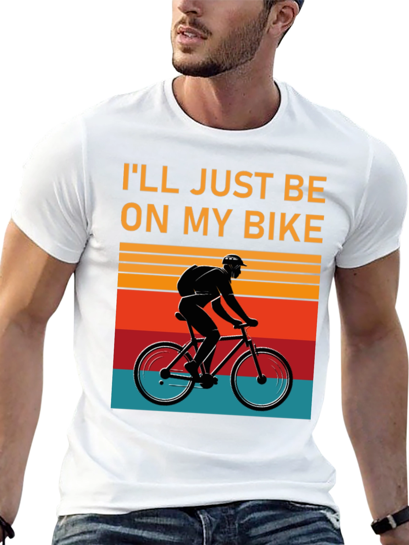 Ill Just Be On My Bike Graphic T-Shirt