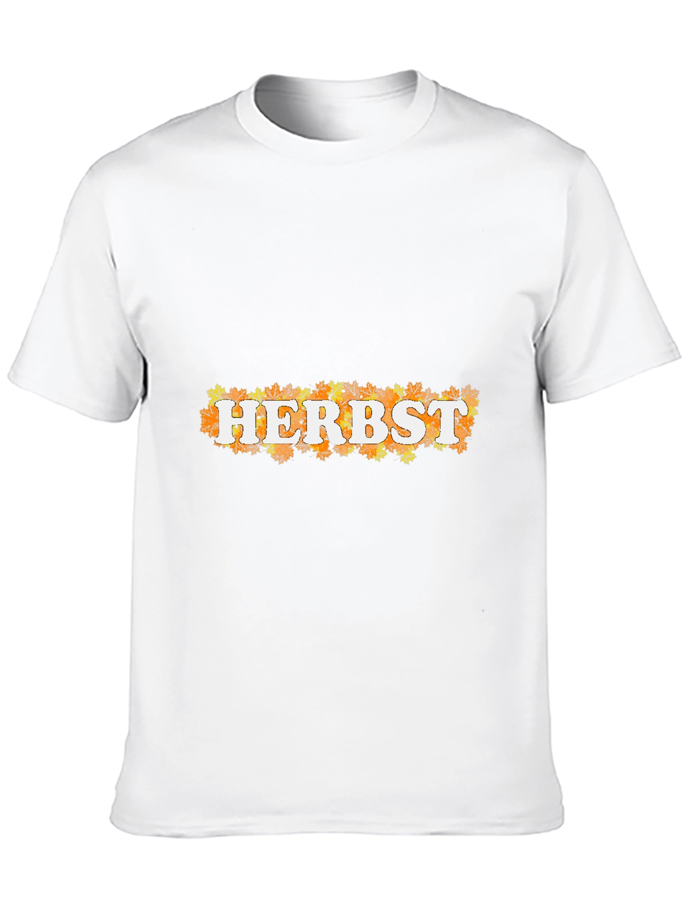 Autumn Leaves Herbst Black Graphic T-Shirt