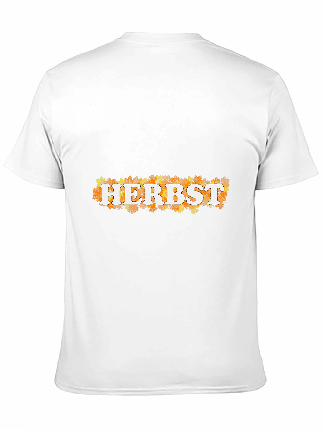 Autumn Leaves Herbst Black Graphic T-Shirt
