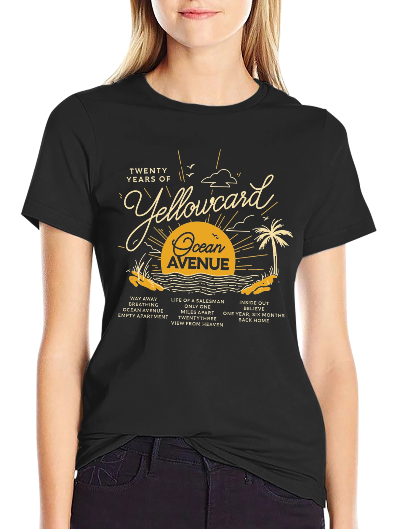 Yellowcard Ocean Avenue 20th Anniversary T-Shirt