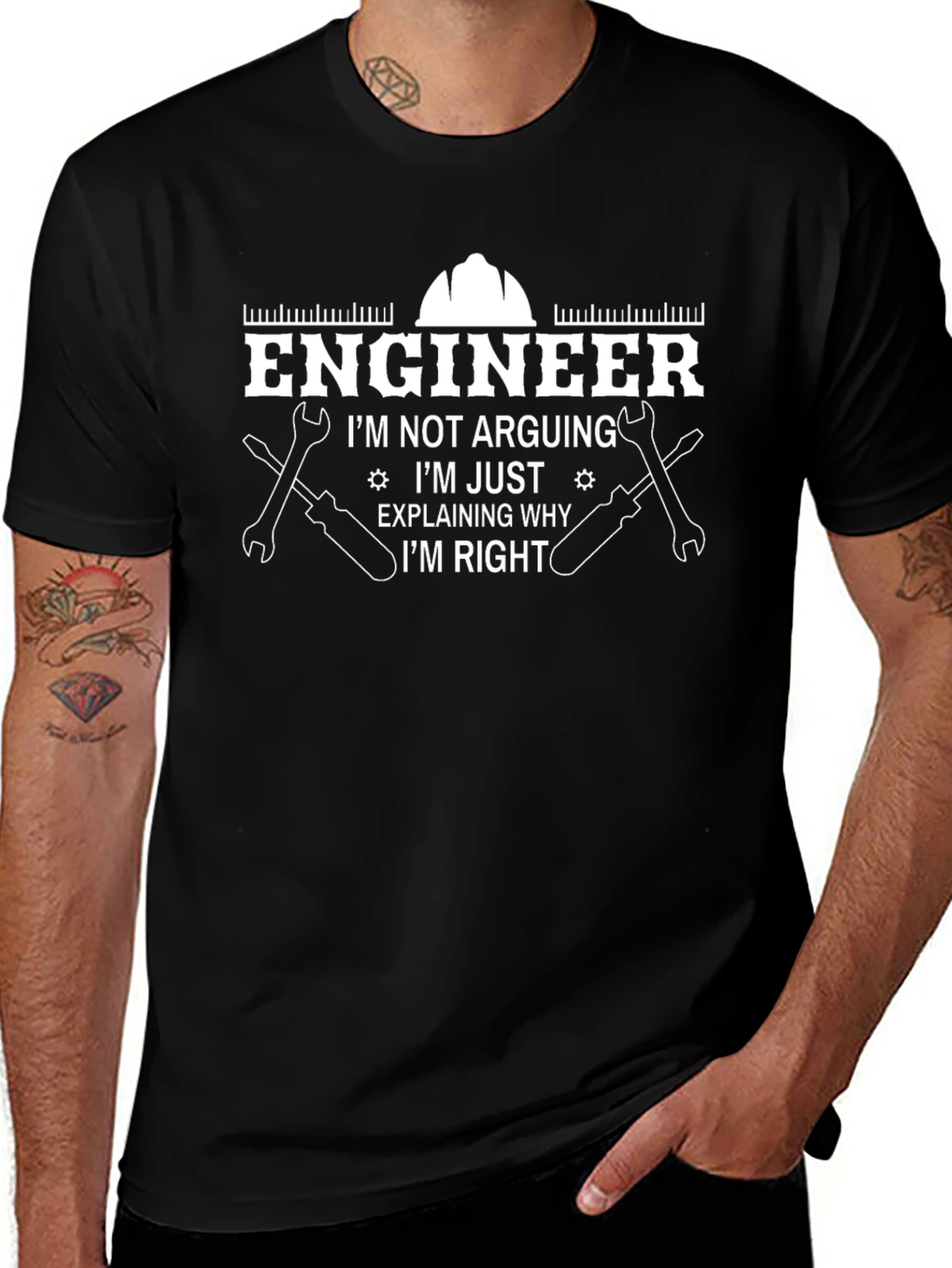 Engineer Im Not Arguing Funny T-Shirt