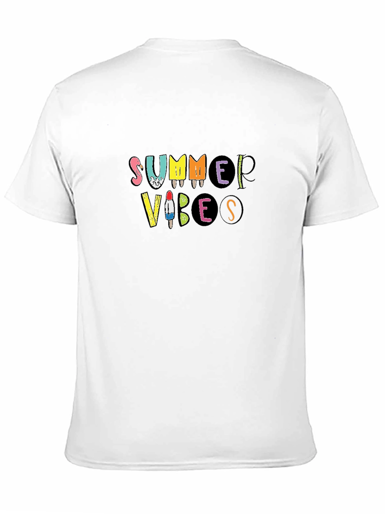 Summer Vibes Graphic Tee - Black